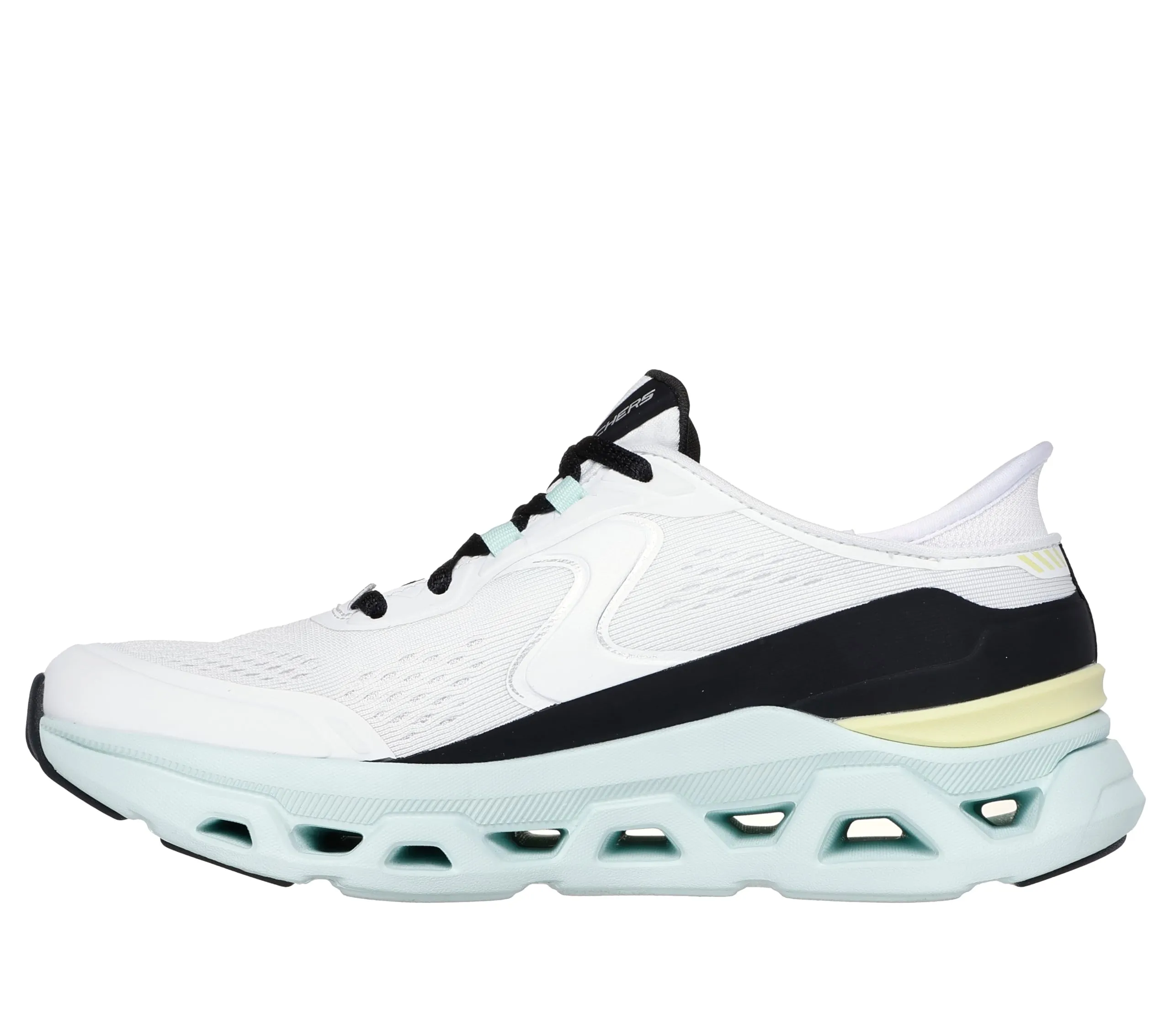 Skechers Glide-Step Altus Scarpe da donna slip-on, White Synthetic Mesh Multi Trim, 36.5 EU - immagine 9