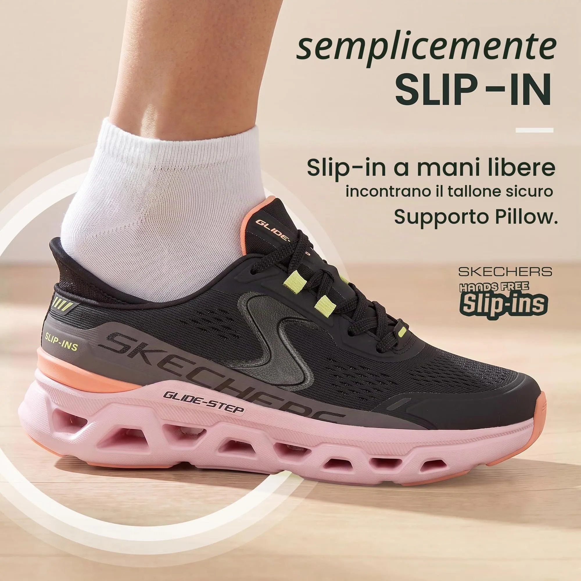 Skechers Women's Glide-Step Altus Slip-On - Black, 37 EU - immagine 10