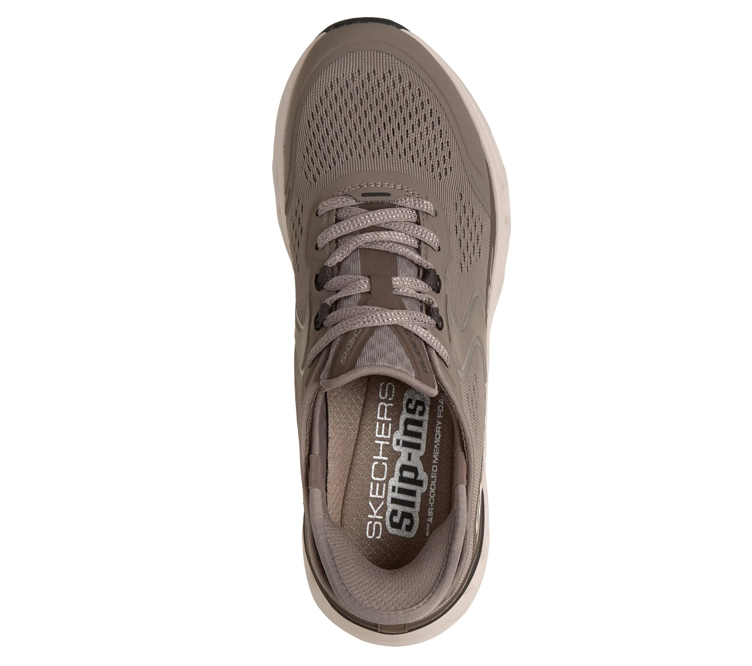 Skechers Glide-Step Altus Slip-On Donna - Dark Taupe Synthetic Mesh Trim - 37 EU - immagine 4
