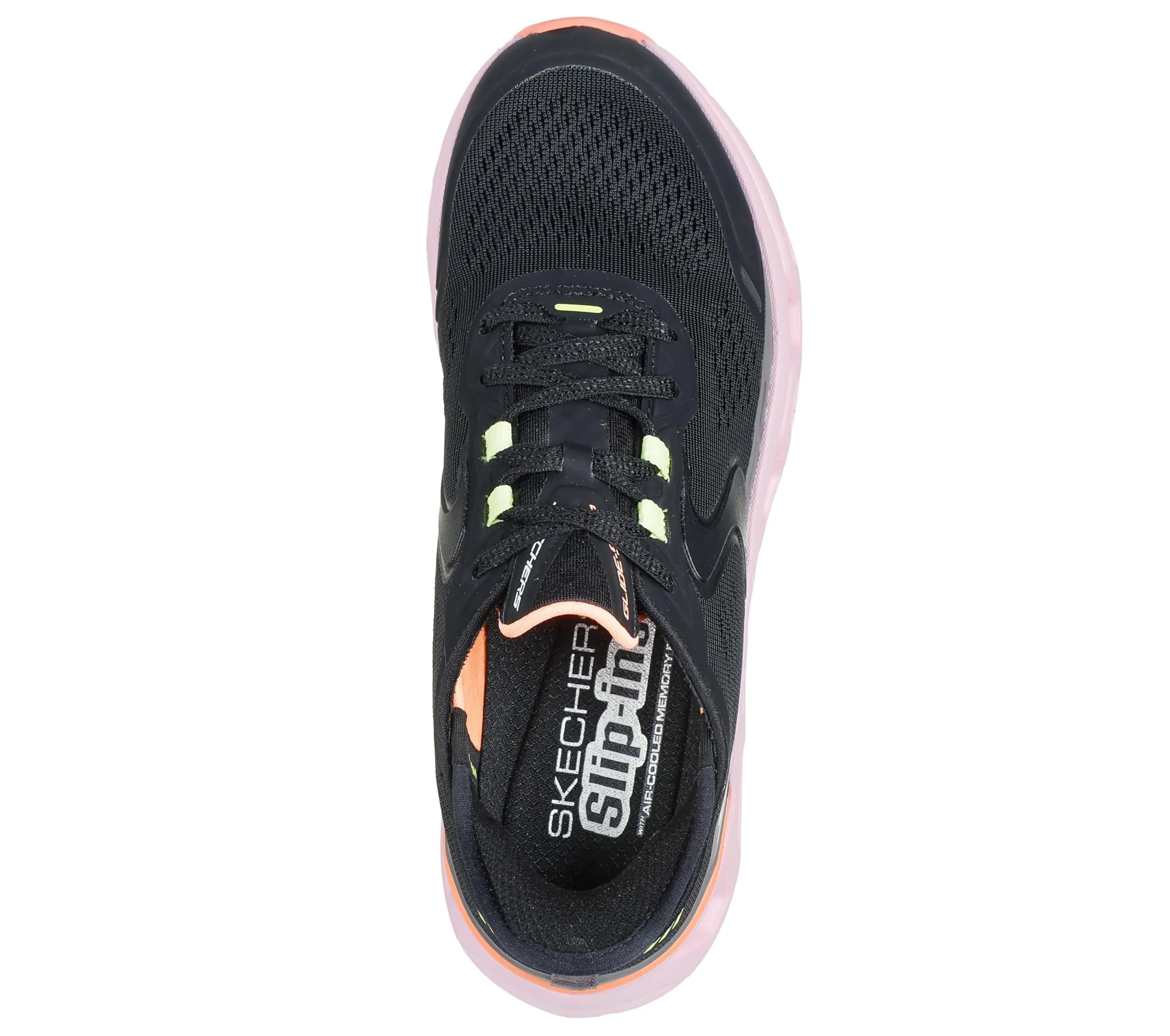 Skechers Glide-Step Altus Slip-On, Black Synthetic Mesh Multi Trim, 39 EU - immagine 3