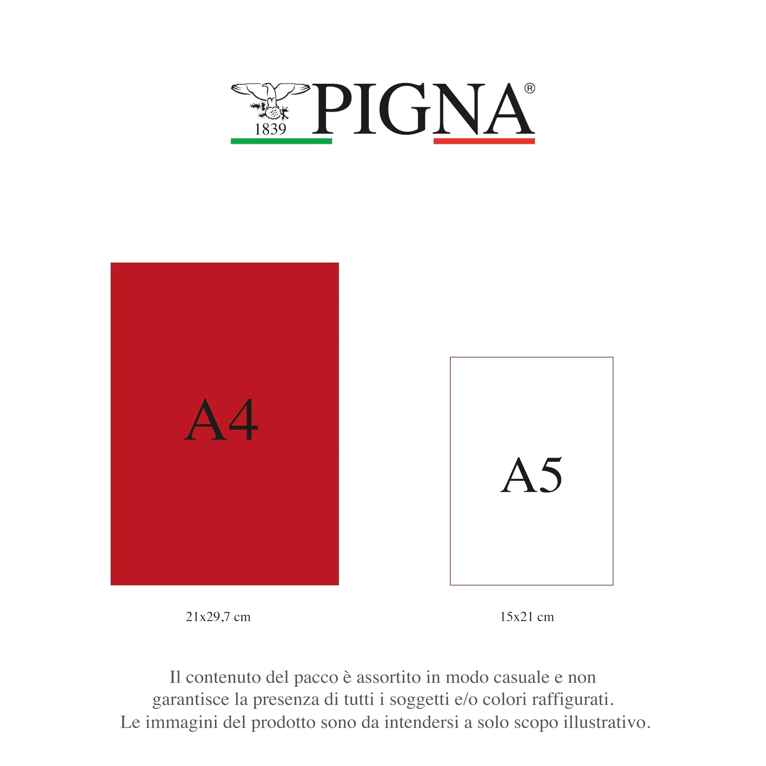 Pigna Maxi Quaderno Assortimento Bimba, A4 21x29,7 cm, 80 pagine + risguardo, 80 g/m², Interno 0B Righe per Terza Elementare, 10 pezzi - immagine 2