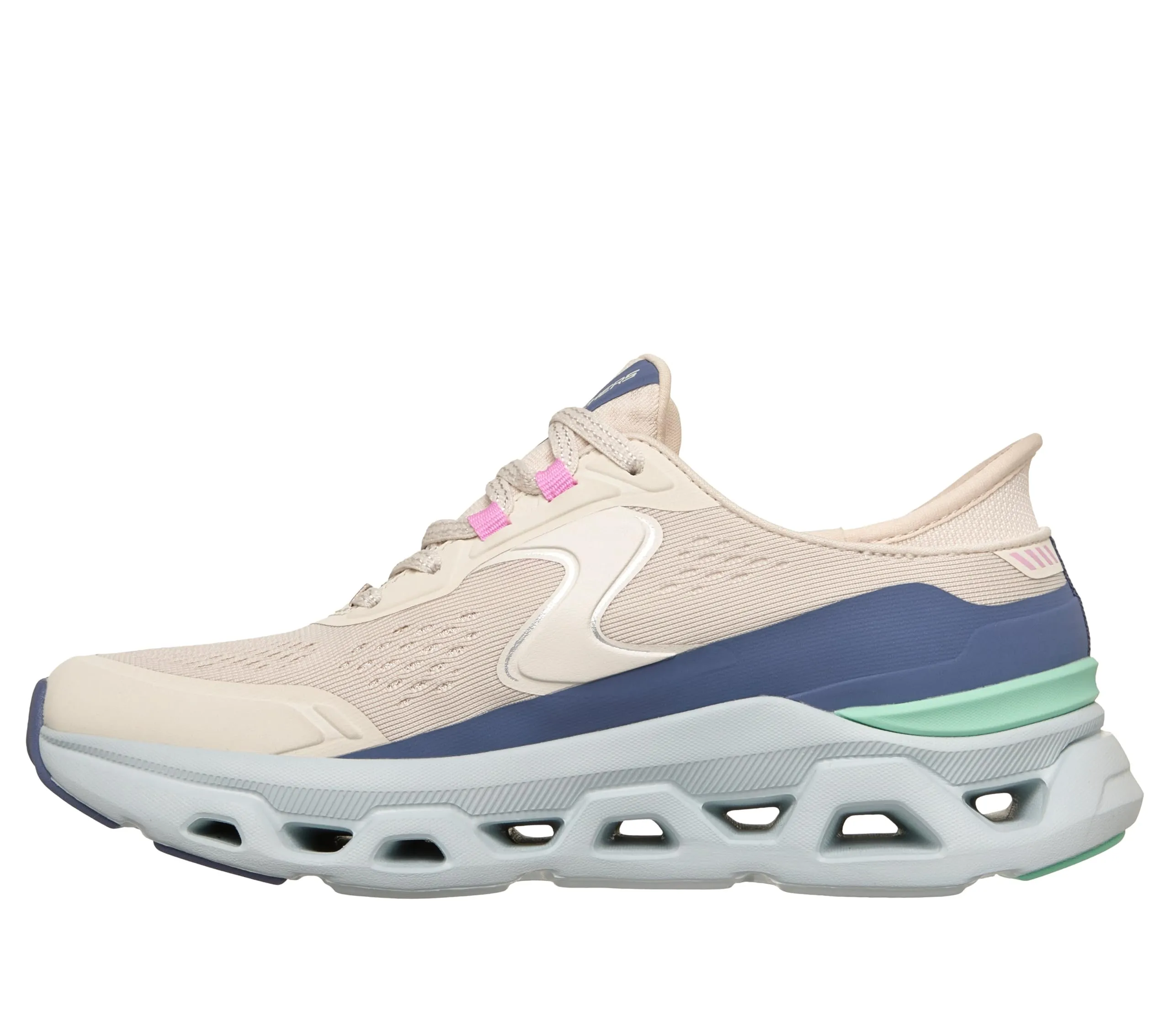 Skechers Glide-Step Altus Scarpe da donna da infilare, 35.5 EU, Naturale Multi - immagine 6