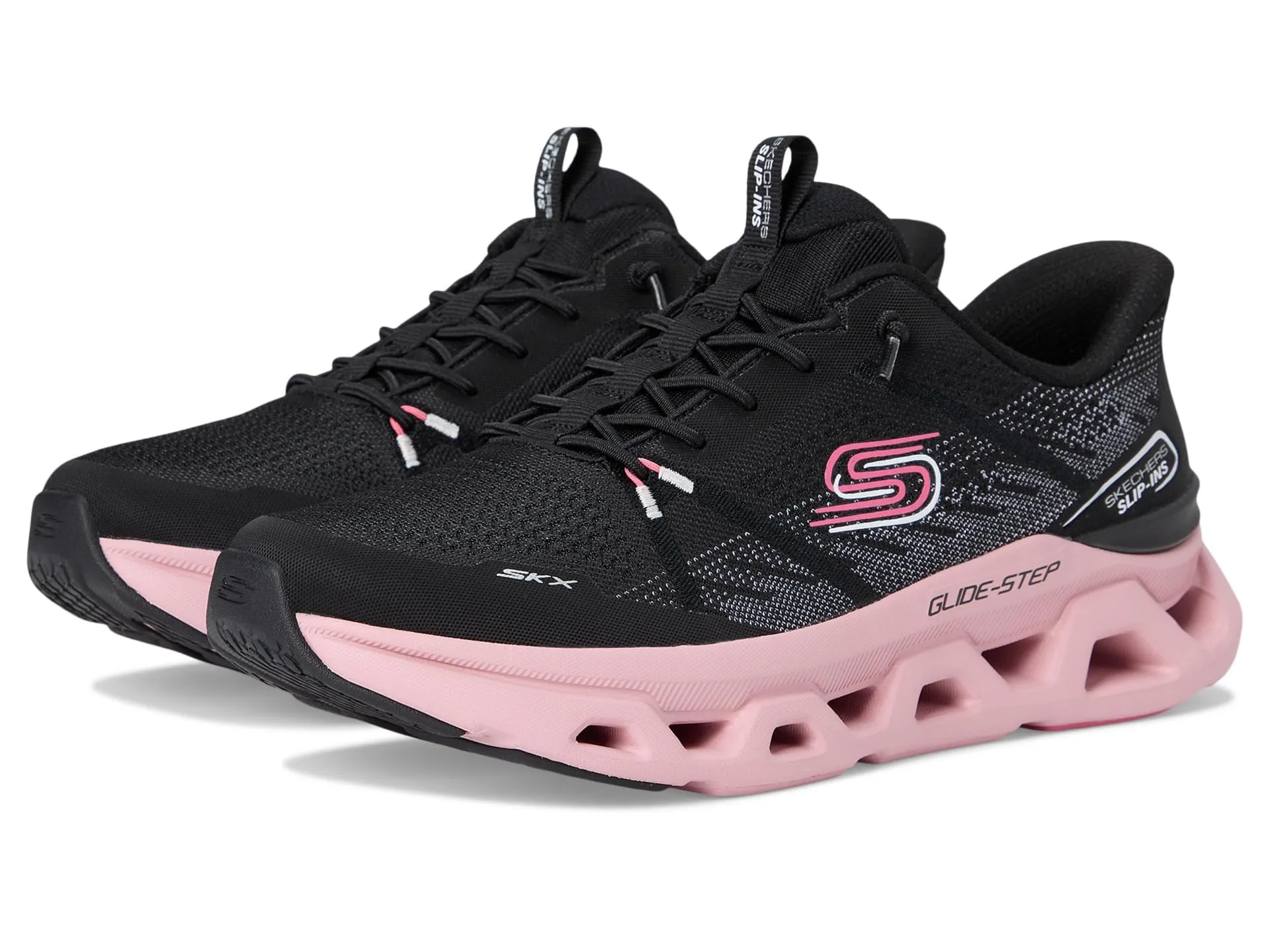 Skechers Glide-Step Atlus Hands-Free Slip-in Sneaker, Nero/Nero, 5 Wide - immagine 1