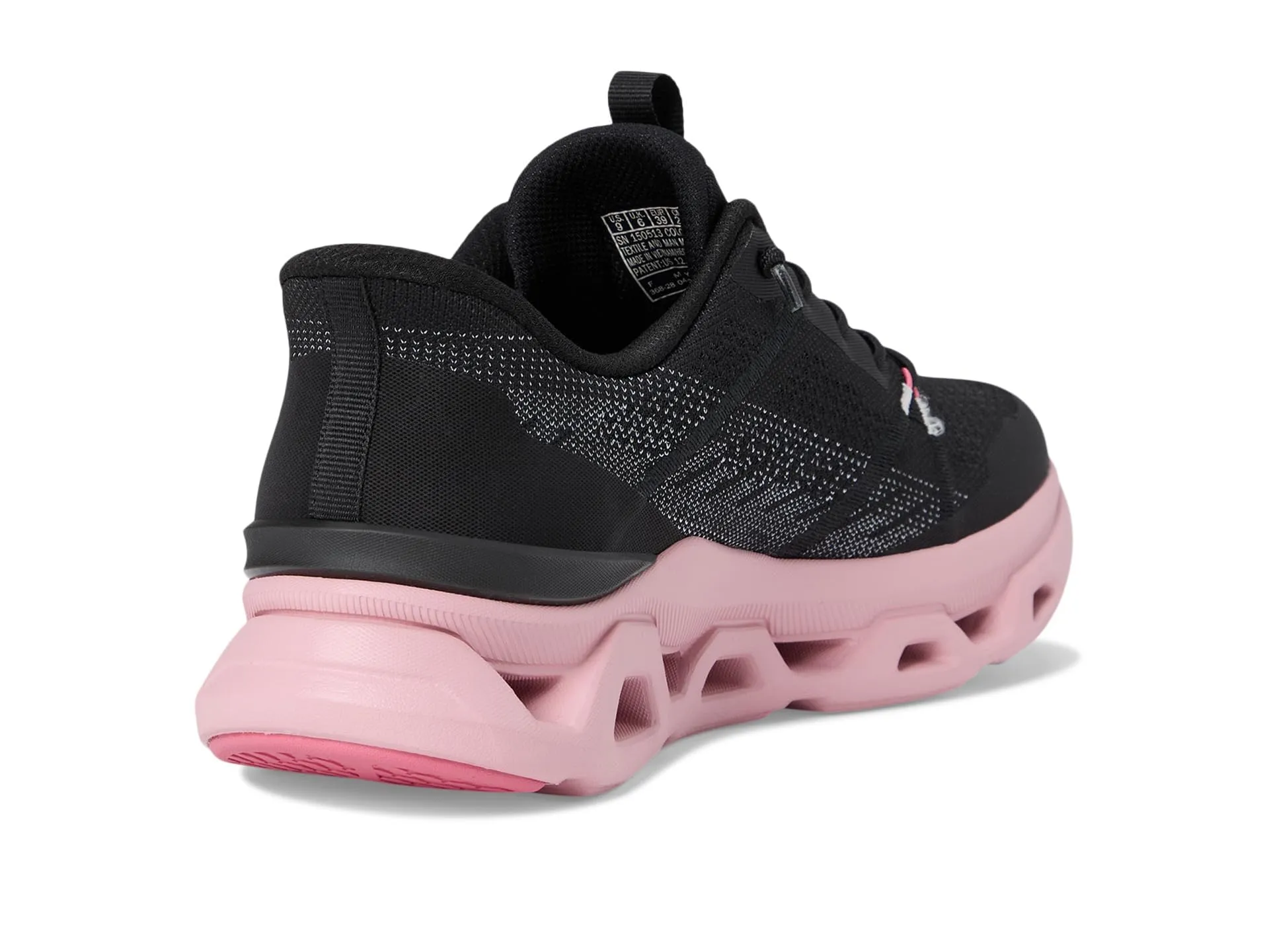 Skechers Glide-Step Atlus Hands-Free Slip-in Sneaker, Nero/Nero, 5 Wide - immagine 5