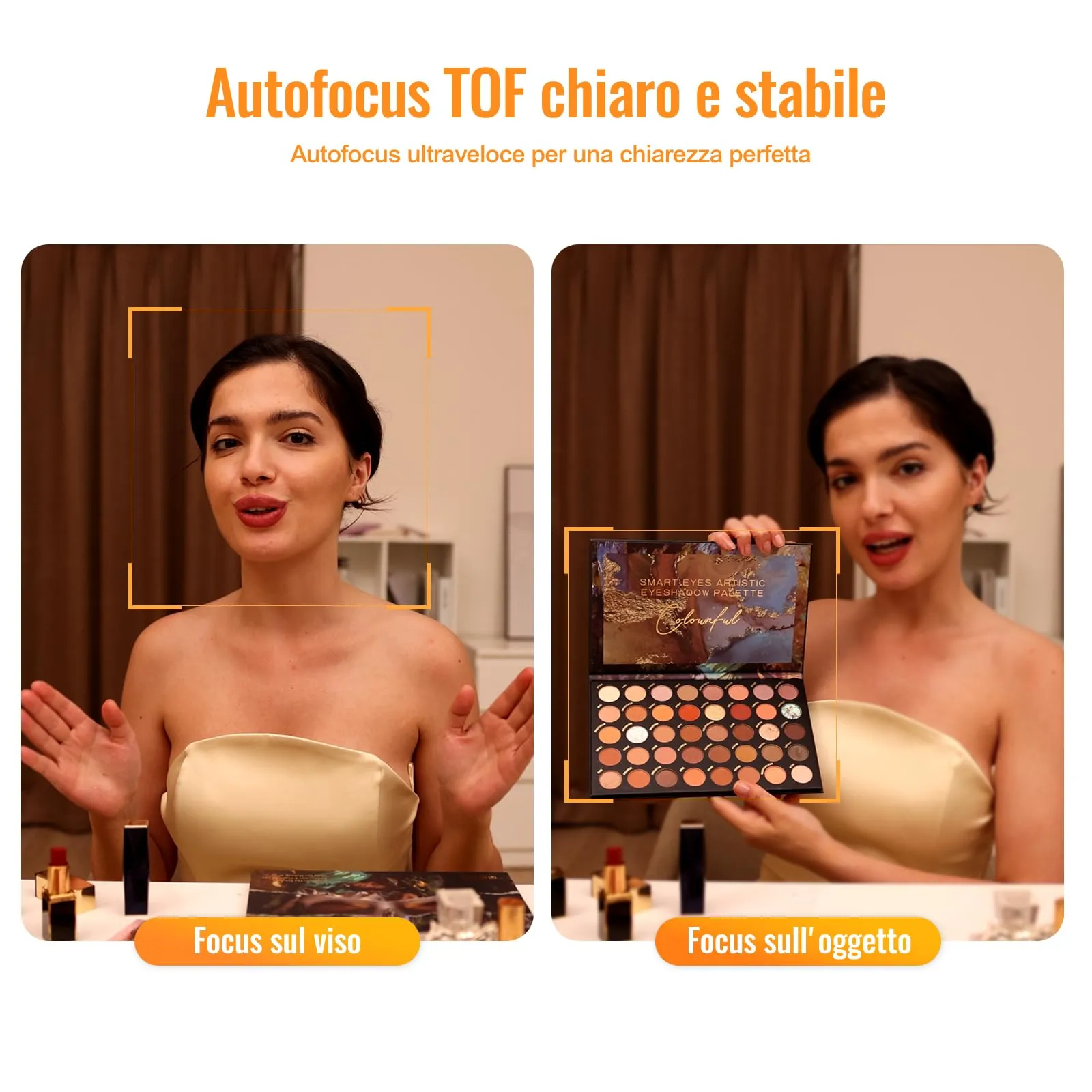 Angetube 866Max Webcam 4K con Luce, Autofocus TOF e Doppio Microfono - immagine 5