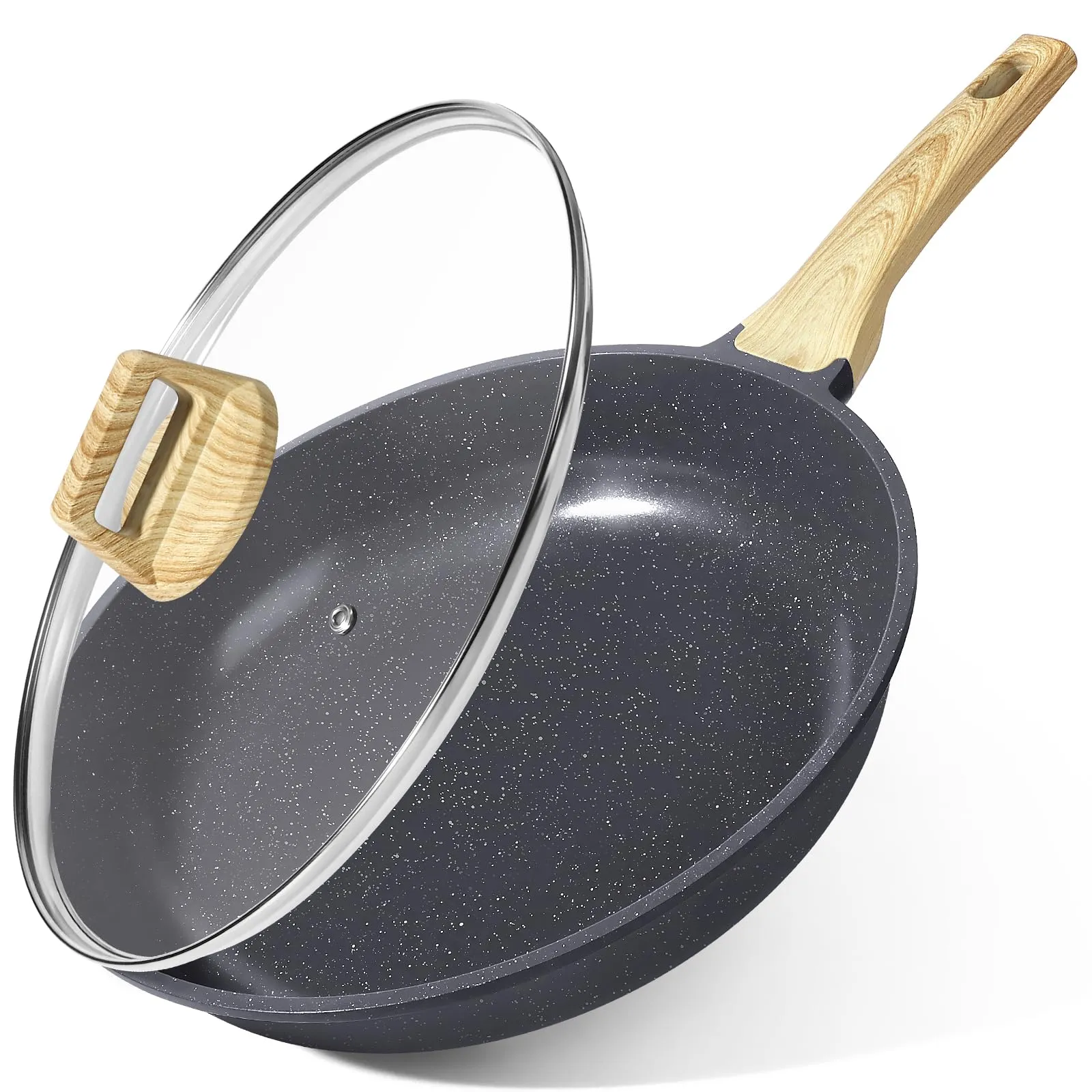 GiPP Padella Antiaderente per Induzione, 26 cm con Coperchio - immagine 1