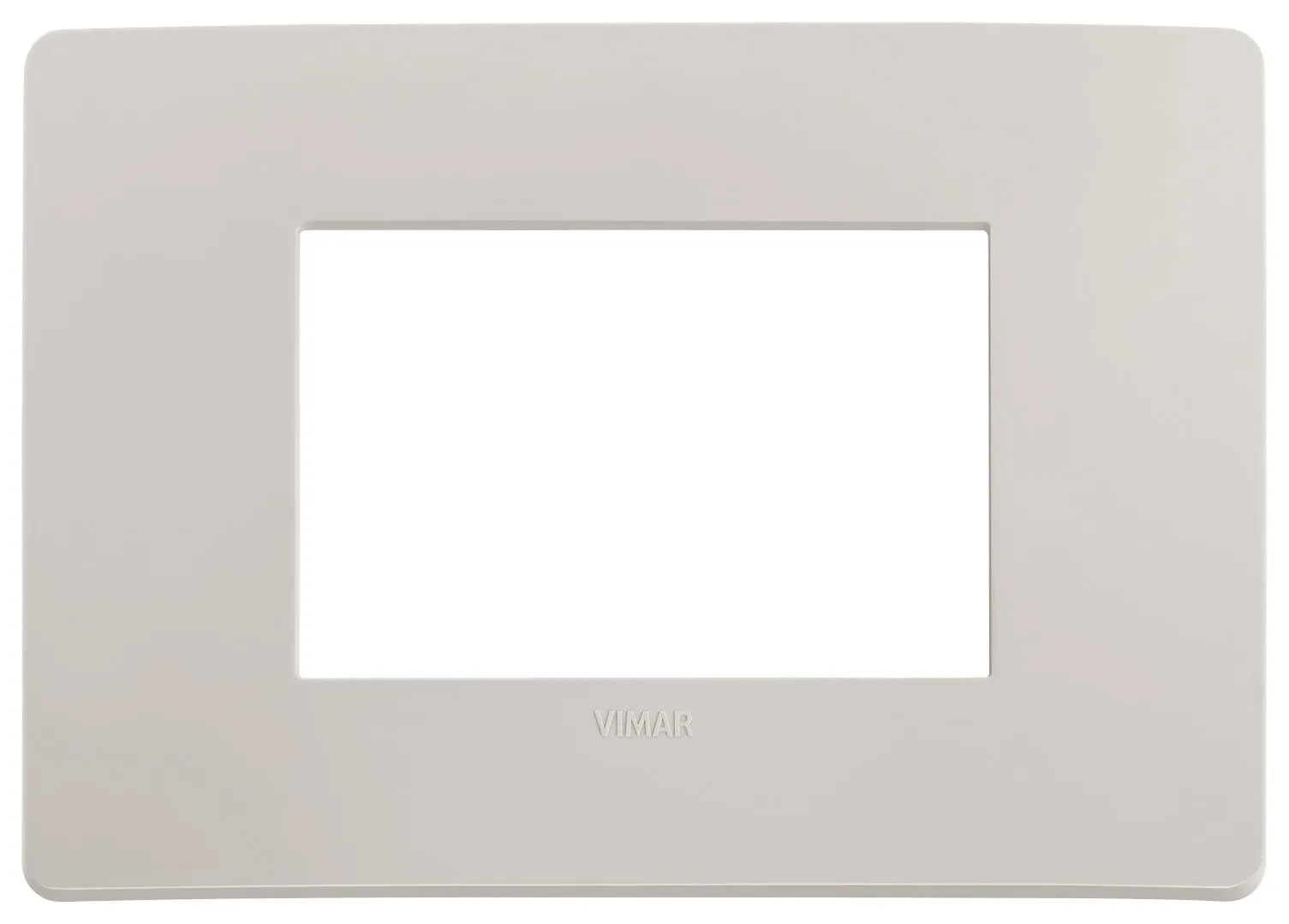 Vimar Plana Up Placca 3 Moduli Centrali 14653U.13 Grigio Dolomite Matt - immagine 1