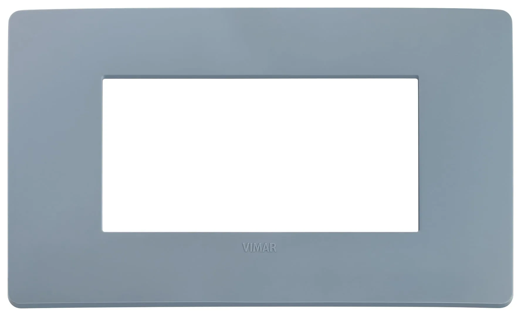 Vimar Plana Up Placca 4 Moduli Centrali, 14654U.16, Avio Matt - immagine 1