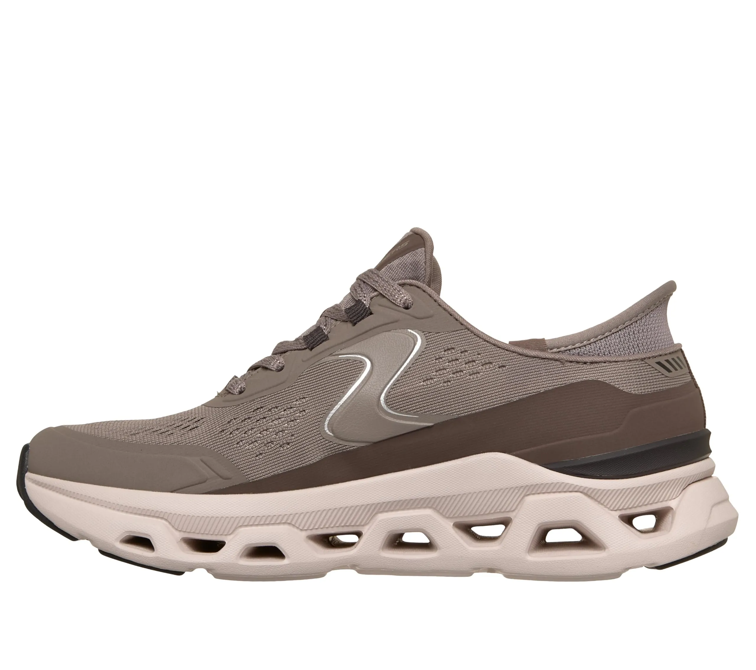 Skechers Donna Glide-Step Altus Slip-In Allenatrice, Dark Taupe Synthetic/Mesh/Trim, 36 EU - immagine 7