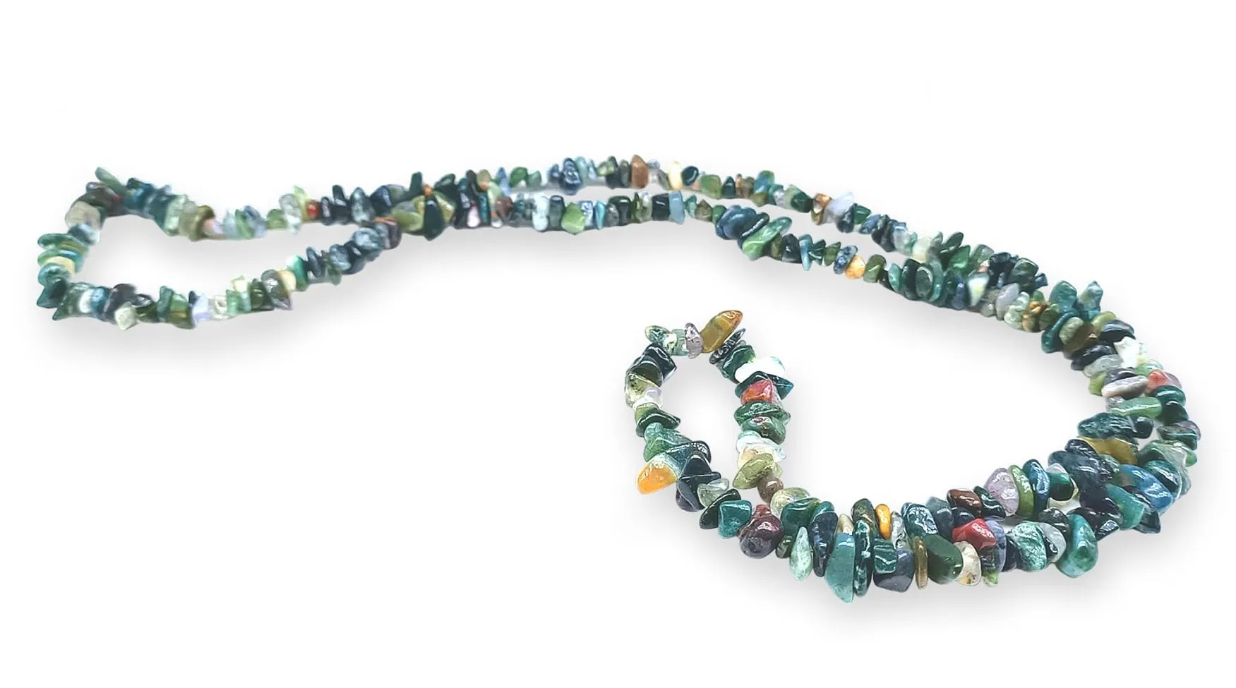 TENET Collana in Agata Muschiata, 84 cm - immagine 1