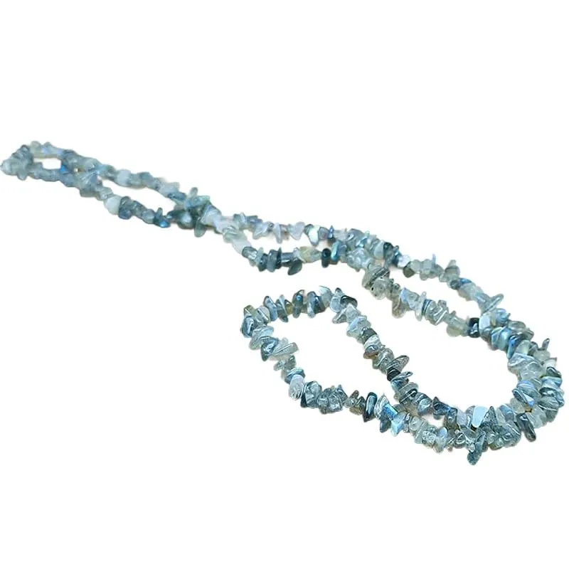 TENET Collana in pietre naturali Labradorite, 84 cm - immagine 1