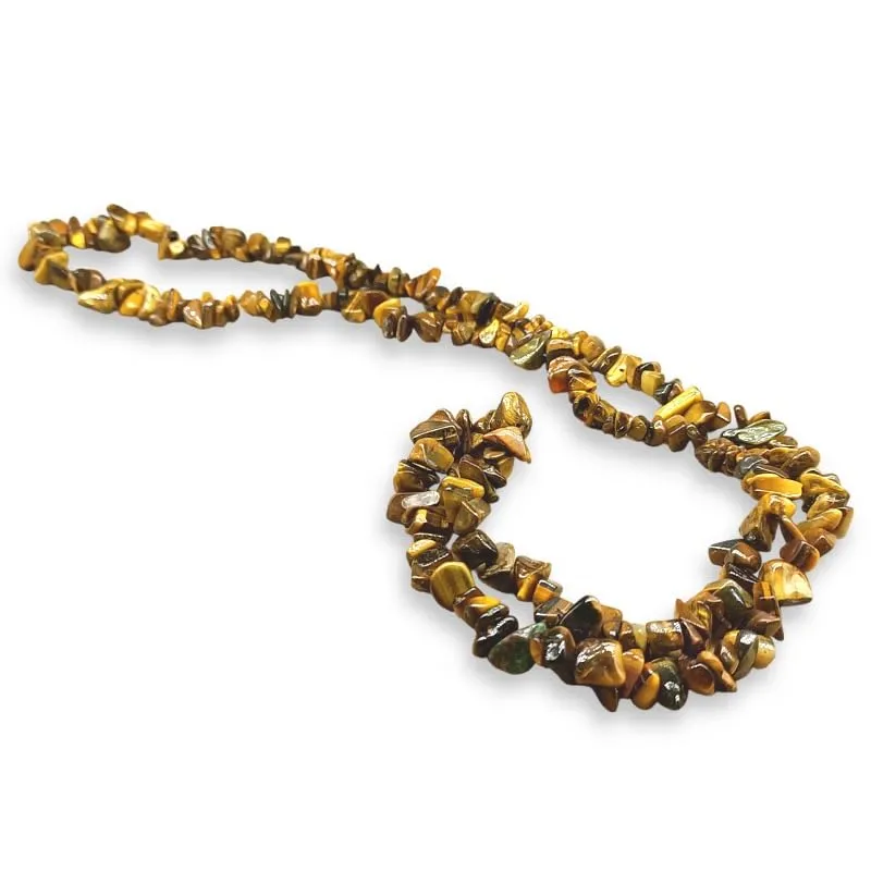 TENET Collana in pietre naturali Occhio di Tigre, 84 cm - immagine 1