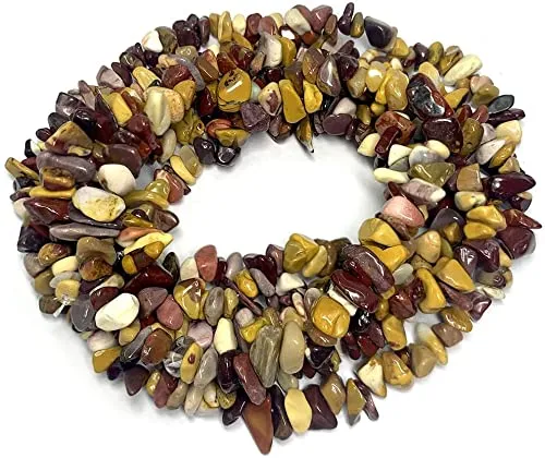 TENET Collana chips in pietre naturali Mokaite, 84 cm - immagine 1
