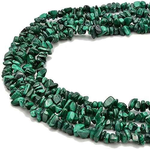 TENET Collana in pietre naturali Malachite, 84 cm - immagine 5