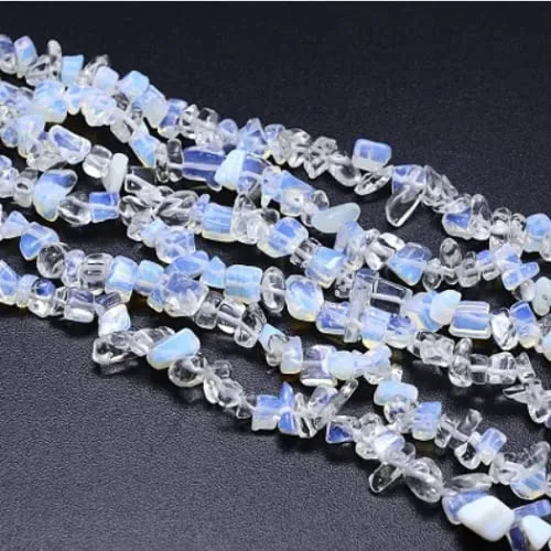 TENET Collana chips in pietre naturali Opalite, 84 cm - immagine 5