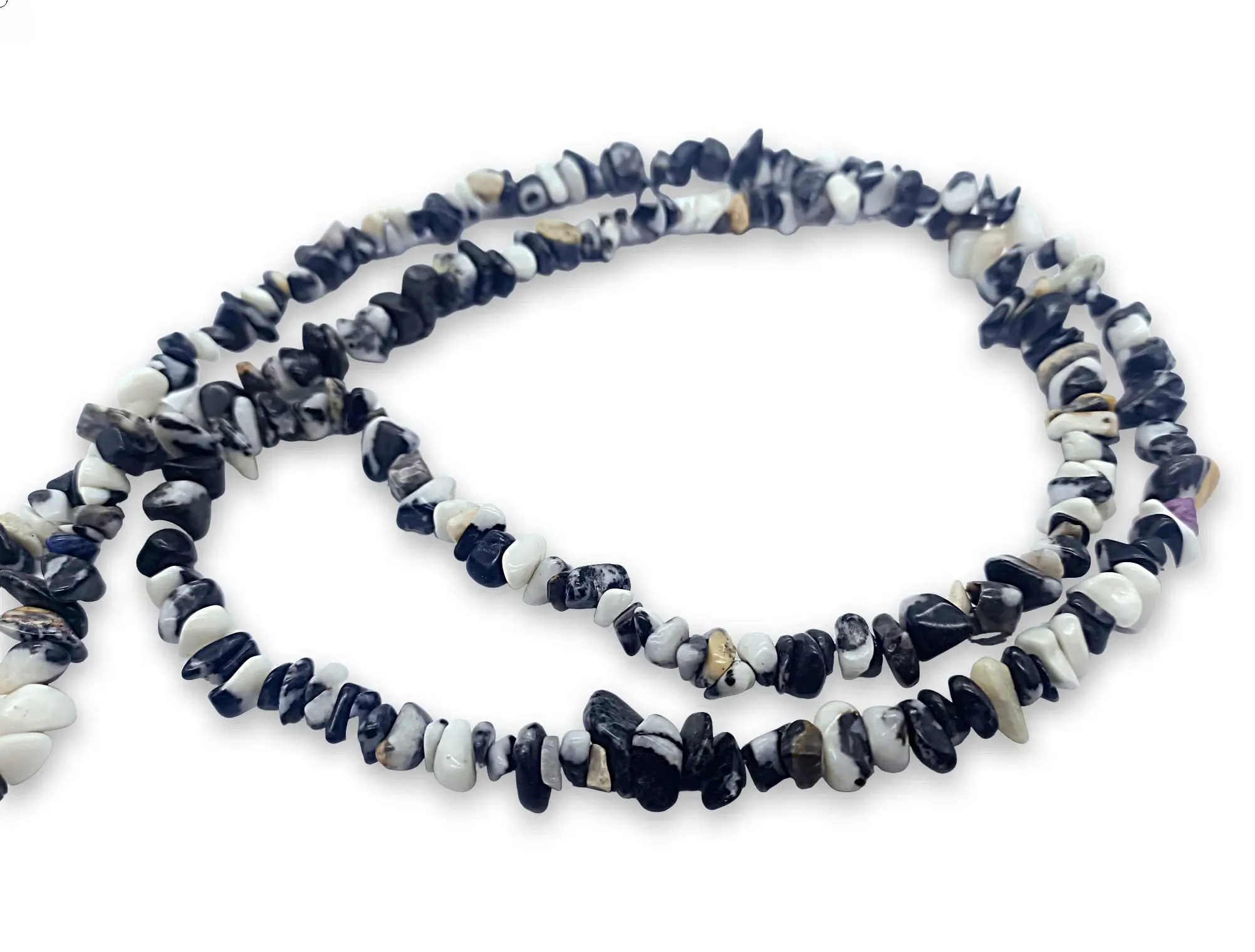 TENET Collana in pietre naturali Diaspro Zebra, 84 cm - immagine 8