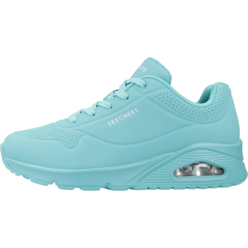 Skechers Uno Stand On Air, Turquoise Durabuck Mesh, 41 EU - immagine 2