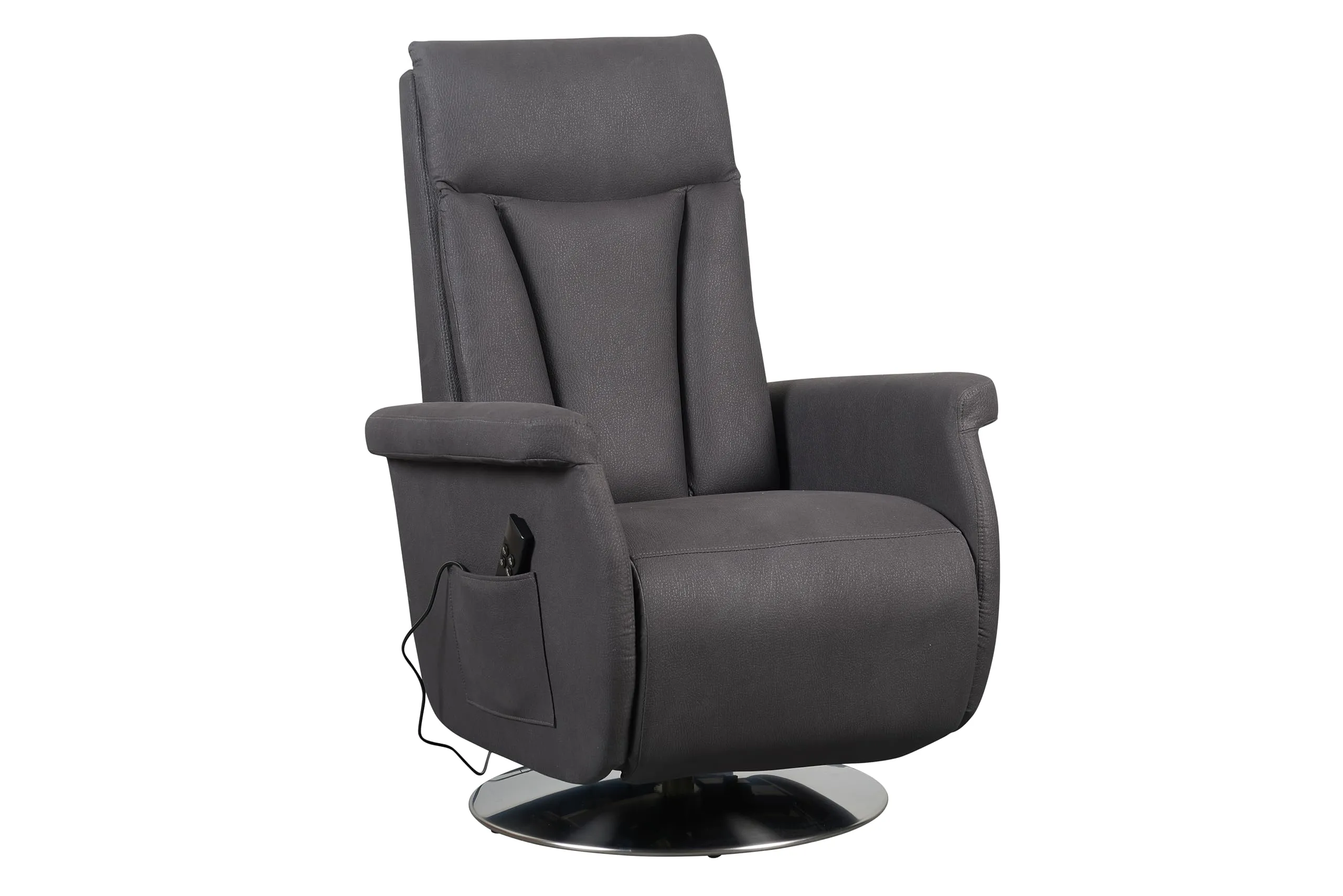 Poltrone Italia Elena Poltrona Relax Alzapersona 2 Motori Grigio - immagine 1