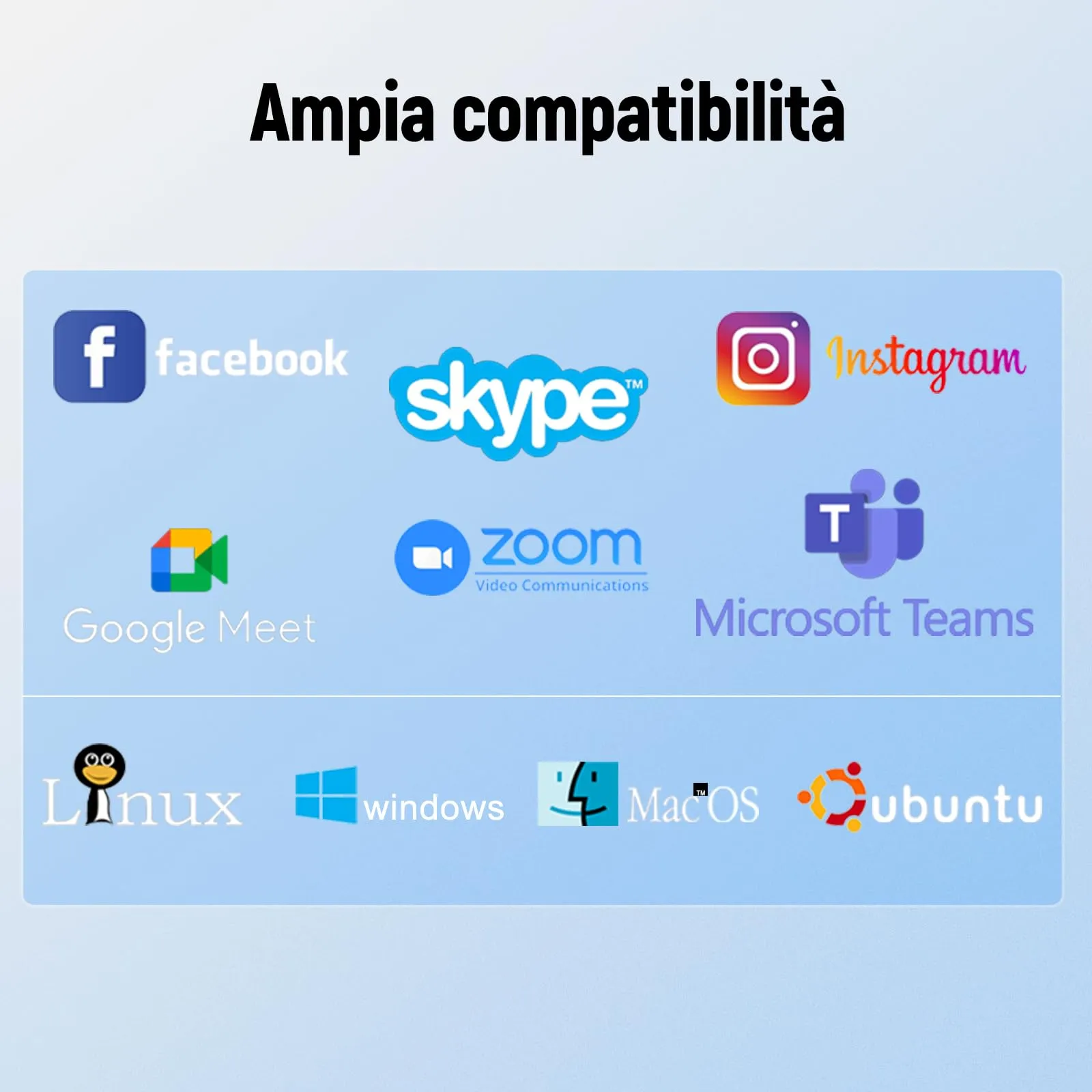Angetube Webcam Full HD 1080P con autofocus, doppio microfono a cancellazione di rumore e copertura protettiva integrata - immagine 8