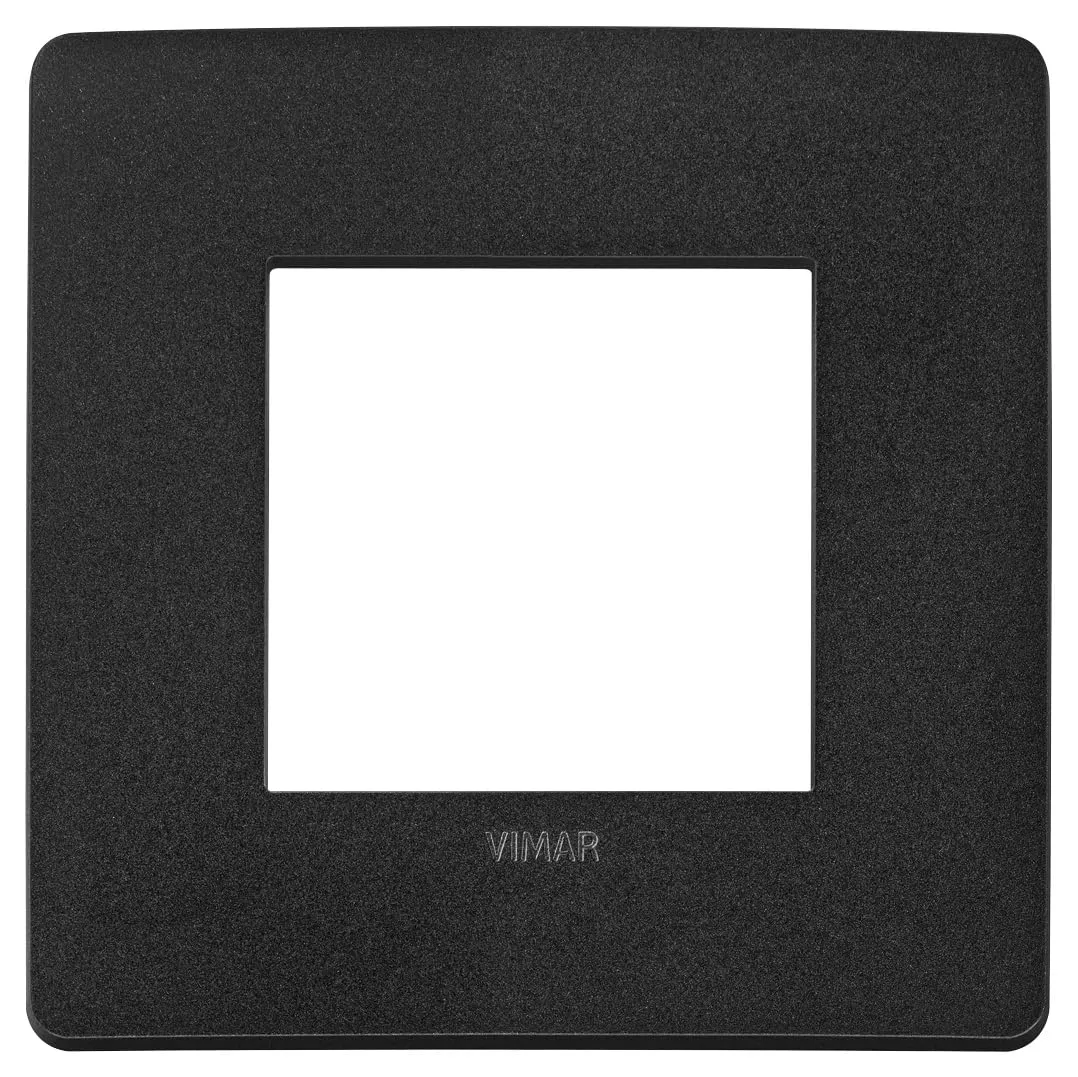 Vimar Plana Up 2 Moduli 14642U.19, Nero Matt - immagine 1