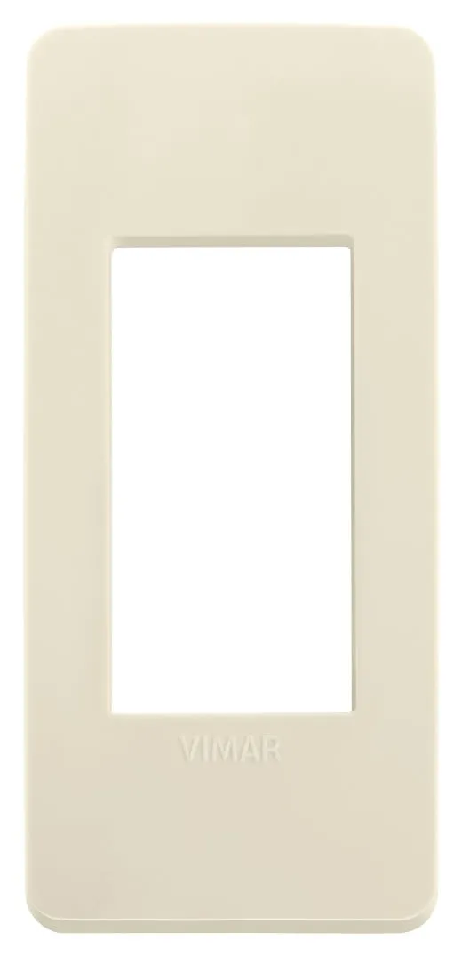 Vimar 14666U.12 Plana Up Placca 1 Modulo Pannelli 4x8.6x0.96cm Avorio Matt - immagine 1