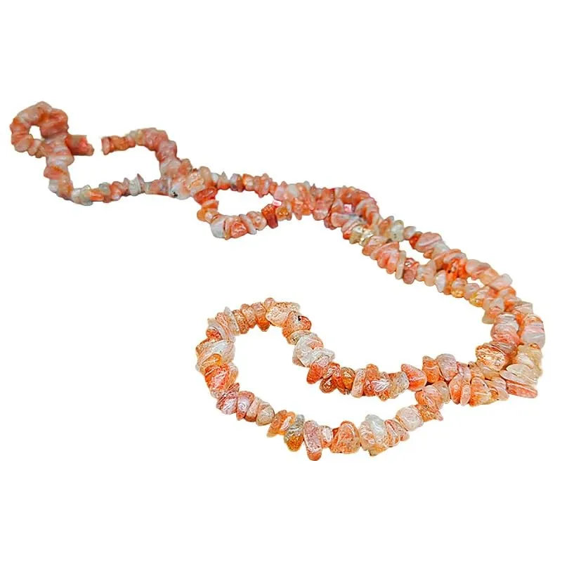 TENET Collana in pietre naturali Pietra del Sole, 75-80 cm - immagine 1