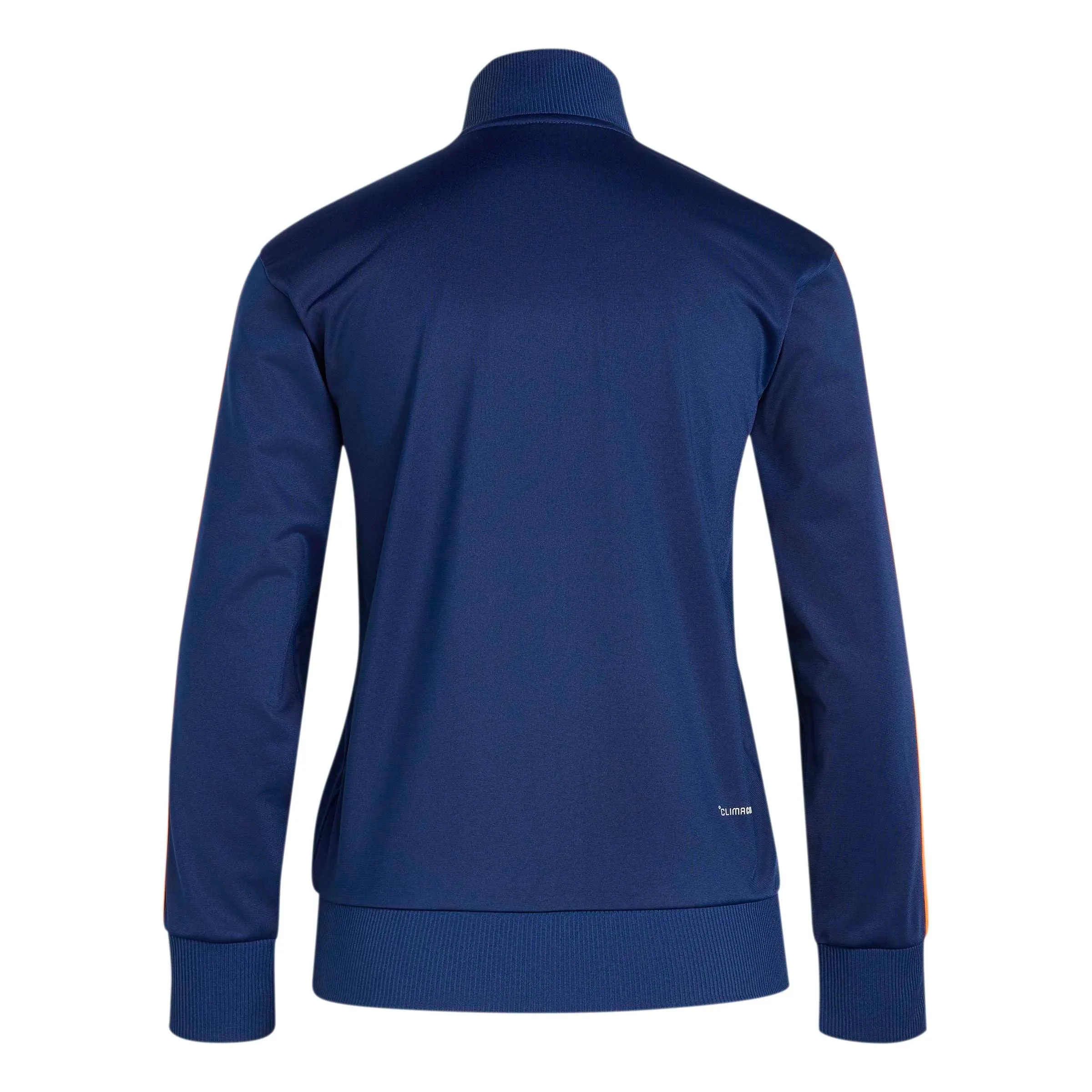 adidas Seasonal Essentials Tiberio 3 Stripes Tricot Track Suit, Dark Blue/Pure Orange/Grey Five, 9-10 Years - immagine 2