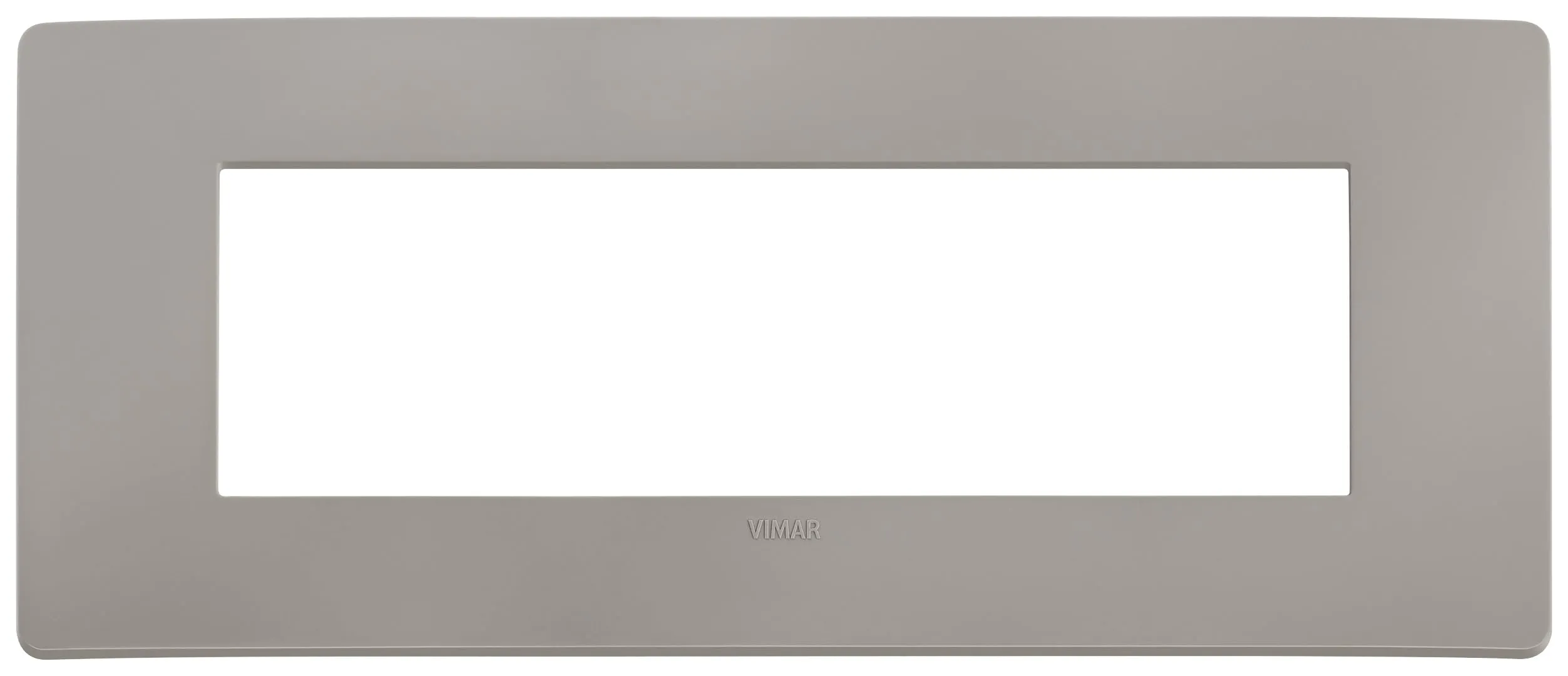 Vimar Plana Up Placca 7 Moduli, 14657U.14, Grigio Cemento - immagine 1