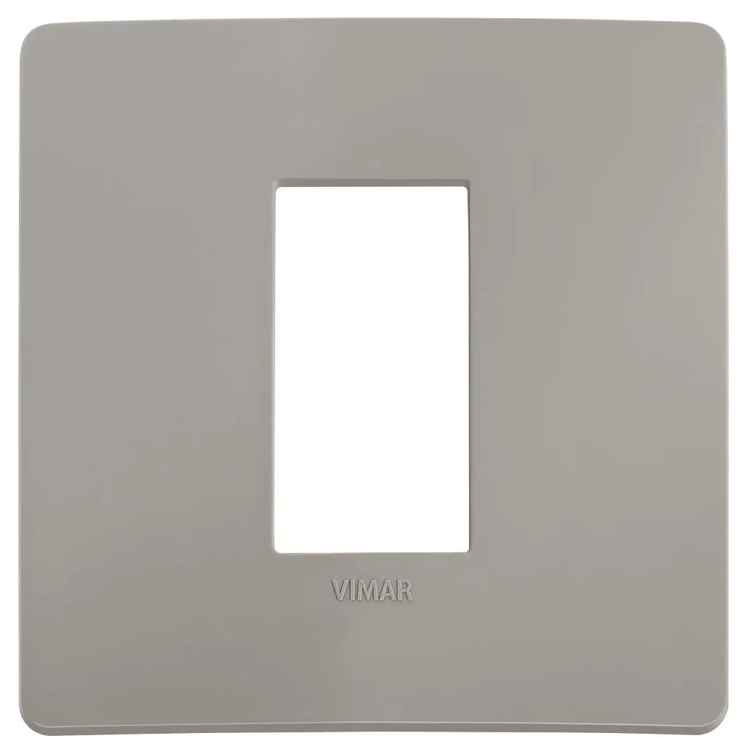 Vimar Plana Up Placca 1 Modulo, 14641U.14, Grigio Cemento Matt - immagine 1
