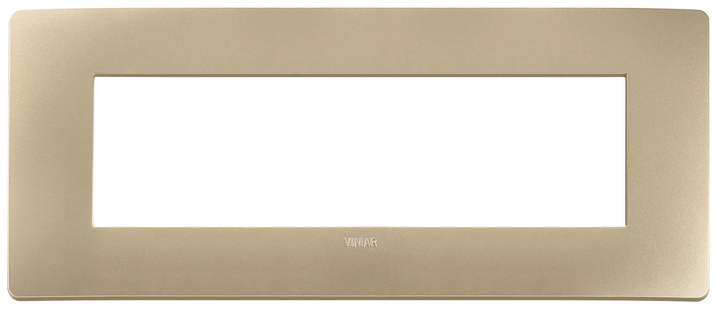 Vimar 14657U.31 Plana Up Placca 7 Moduli, Champagne - immagine 1