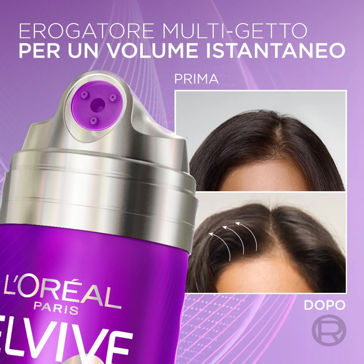 L'Oréal Paris Elvive Big Hair Day Spray Rivitalizzante Volume Istantaneo con Peptidi di Collagene, 200 ml - immagine 7