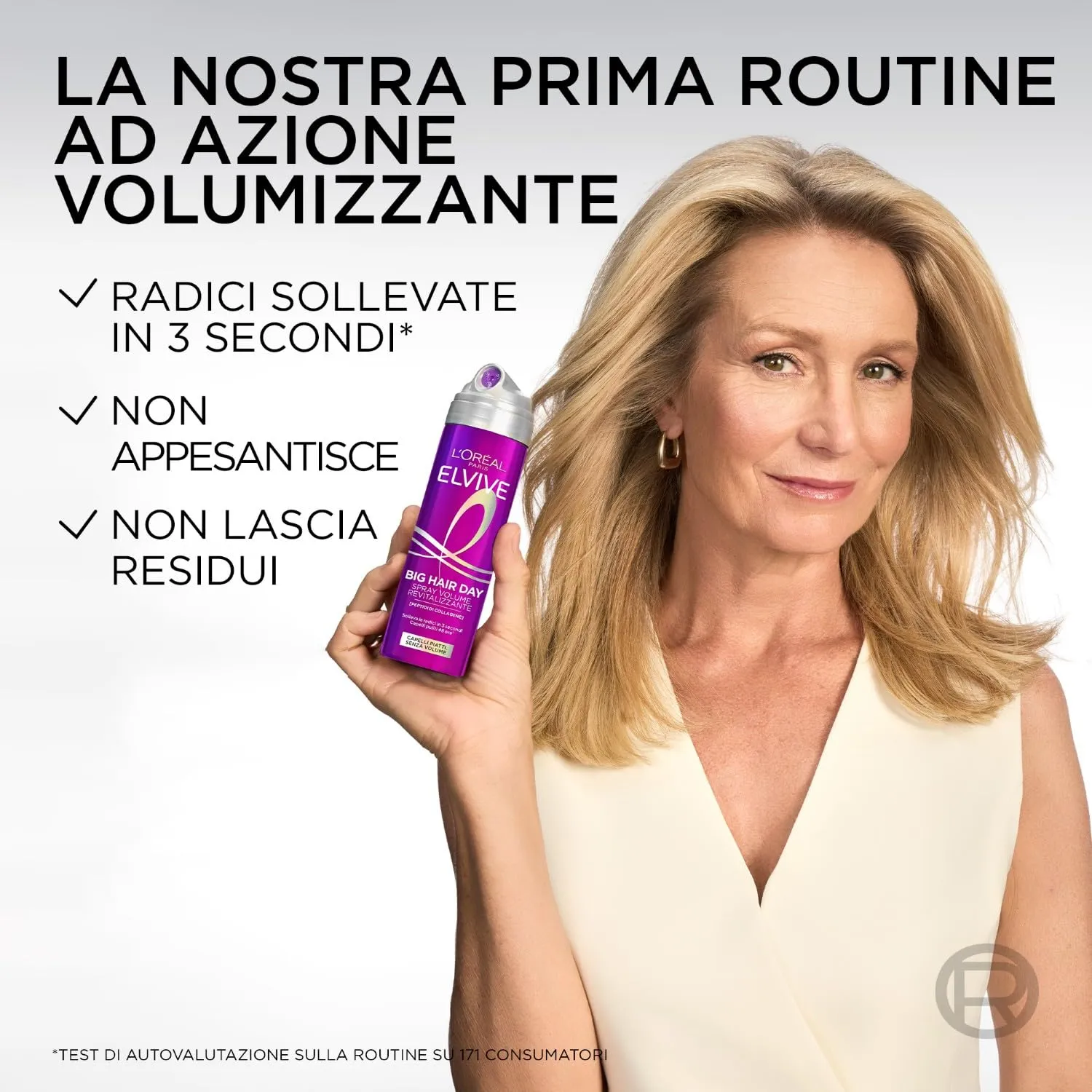 L'Oréal Paris Elvive Big Hair Day Spray Rivitalizzante Volume Istantaneo con Peptidi di Collagene, 200 ml - immagine 8