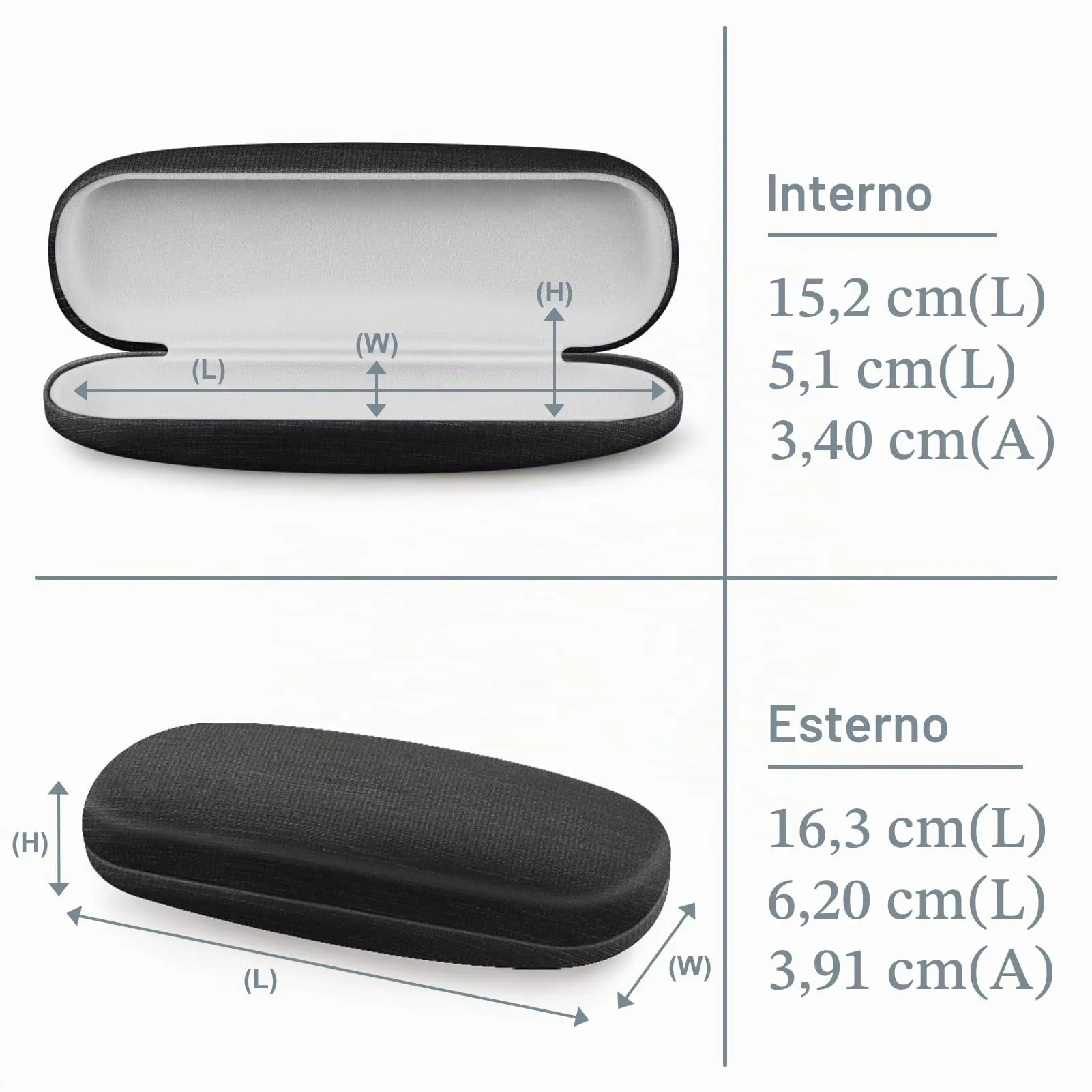 FINTIE Custodia Occhiali Rigida Unisex - immagine 2
