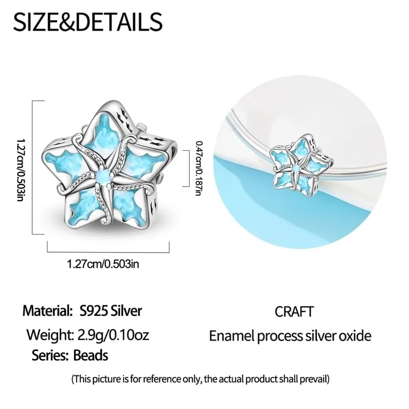 Pandach Bead Charm in Argento Sterling 925 con Cubic Zirconia per Braccialetti e Collane Europei - immagine 5