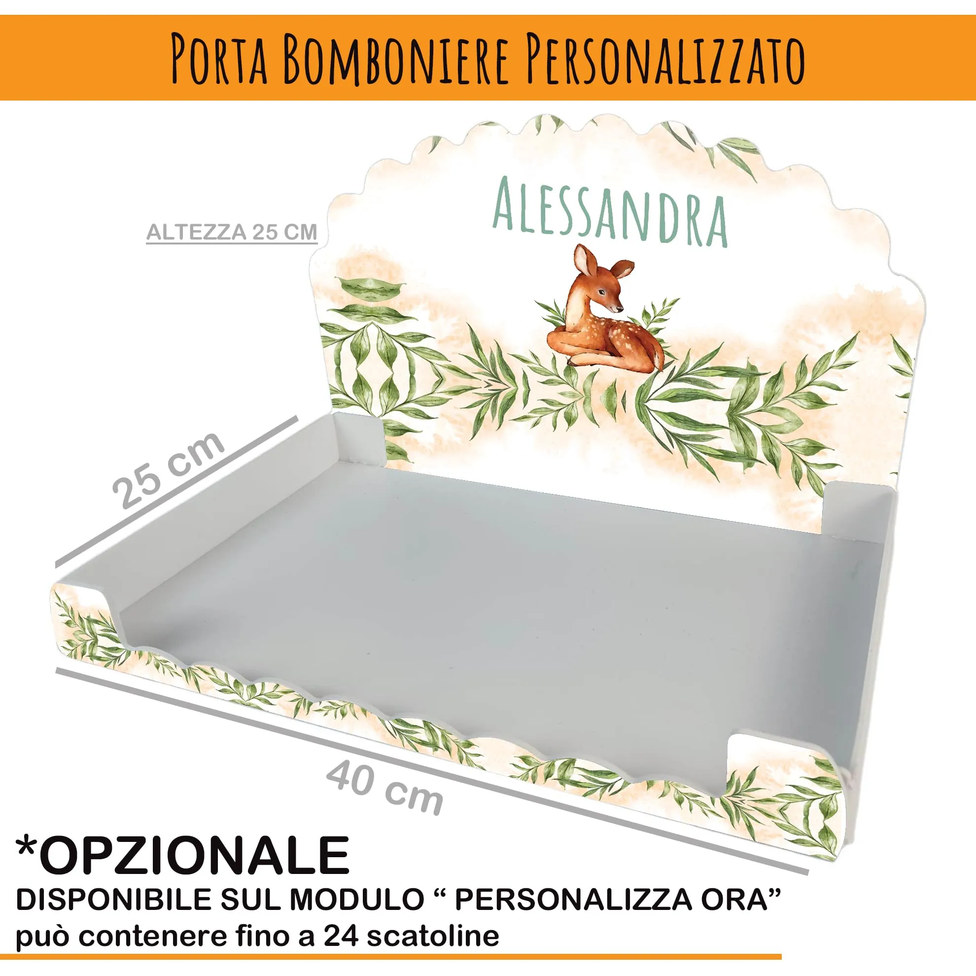 PV Grafik Scatoline Portaconfetti Personalizzate per Nascita e Battesimo con Bigliettino e Nastrino, 24+24 (Tunna23) - immagine 3