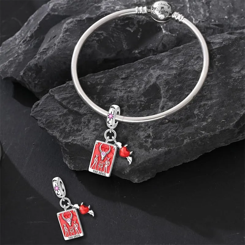Pandach Bead Charm in Argento Sterling 925 con Cubic Zirconia per Braccialetti e Collane Europei - immagine 3