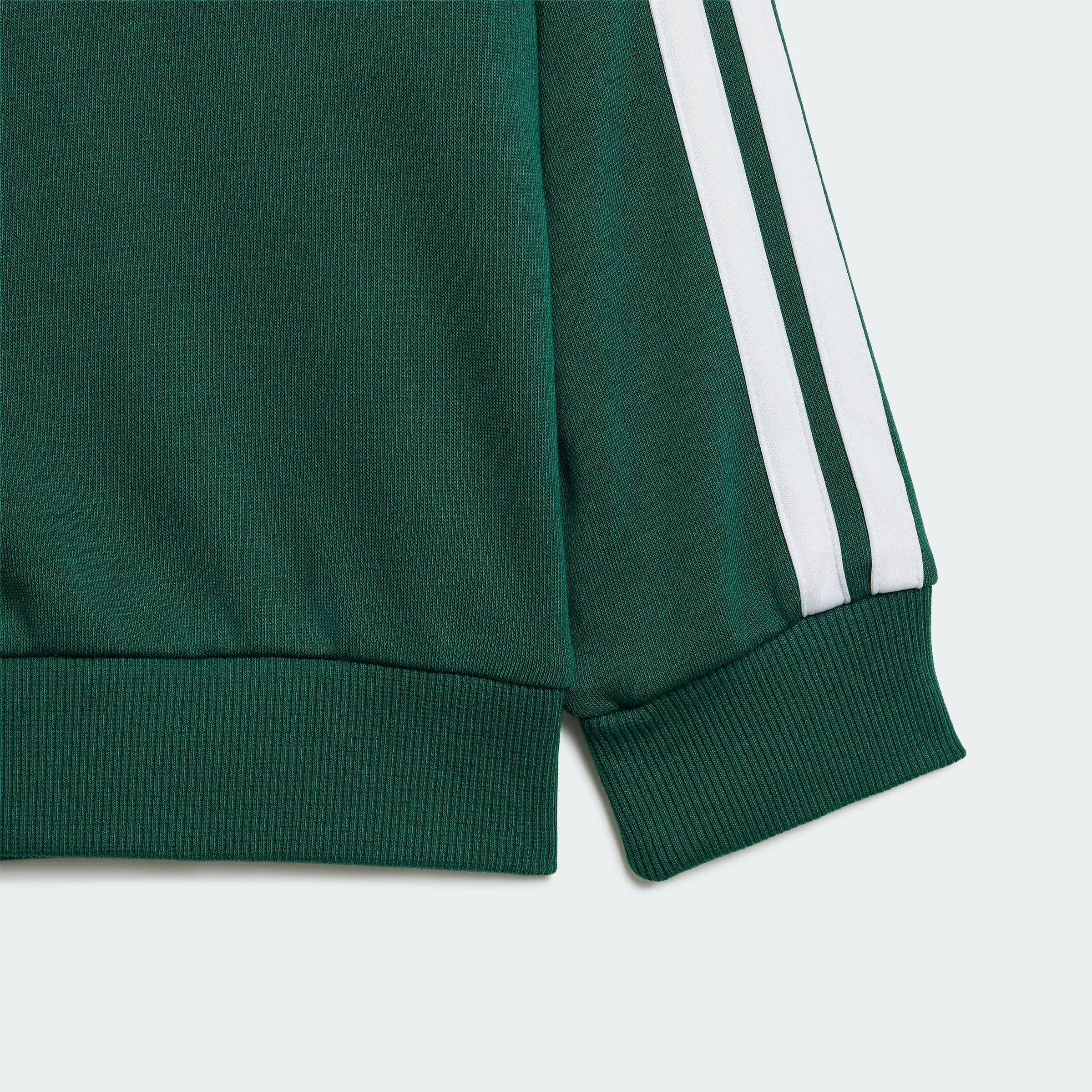 adidas Bimbi 0-24 Essentials Jogger Tracksuit, Collegiate Green/White, 2-3 Years - immagine 3