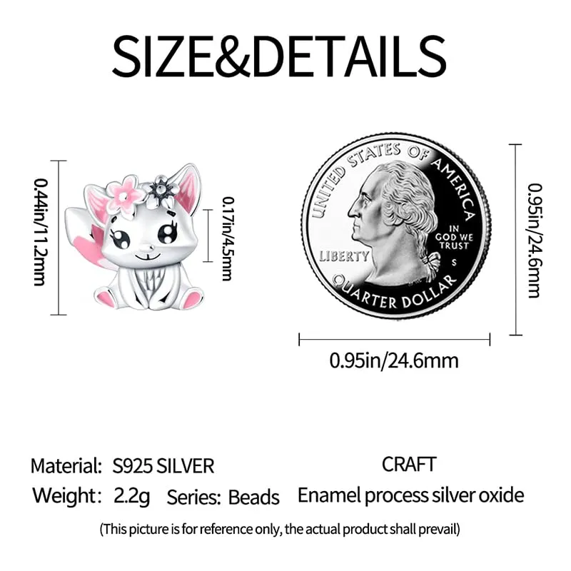 TINSLO Bead Charm Argento Sterling 925 con Cubic Zirconia per Braccialetti e Collane europei - immagine 5