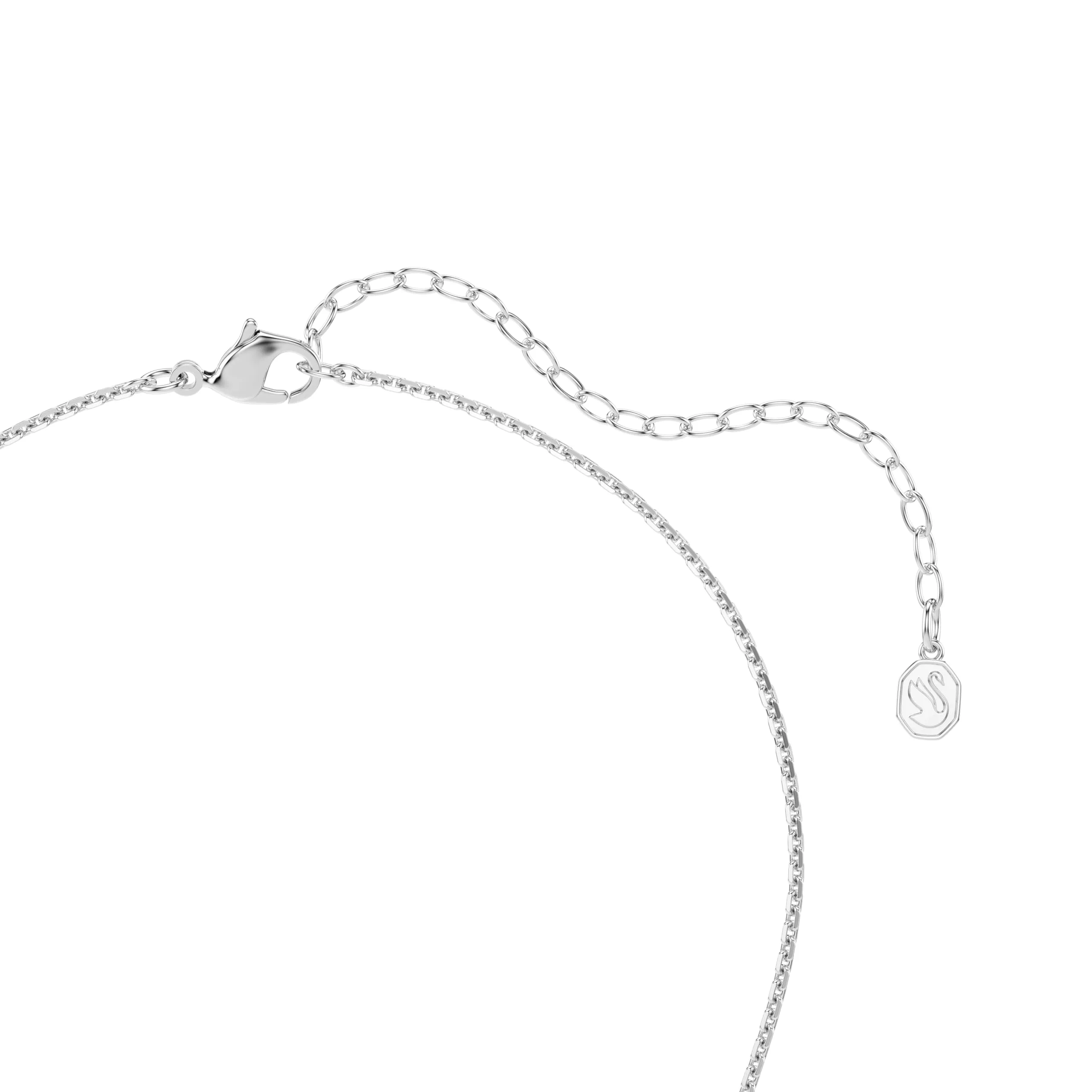Swarovski x Ariana Grande Crystal Pearl Set, Taglio Round, Fiore, Bianco, Placcato rodio - immagine 2