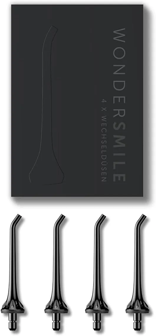 WonderSmile Ugelli Idroflusso per Irrigatore Orale, Nero, 4 Pezzi - immagine 1