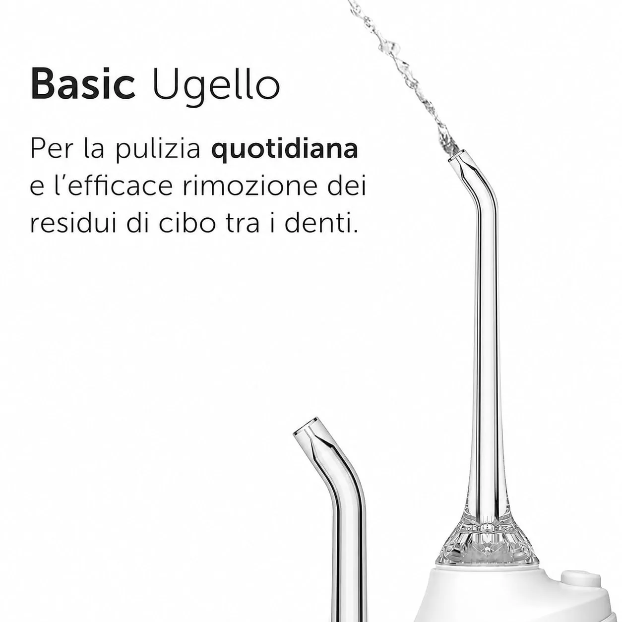 WonderSmile Ugelli idroflusso per irrigatore orale, Tecnologia SmoothFlow, Bianco, 4 pezzi - immagine 5