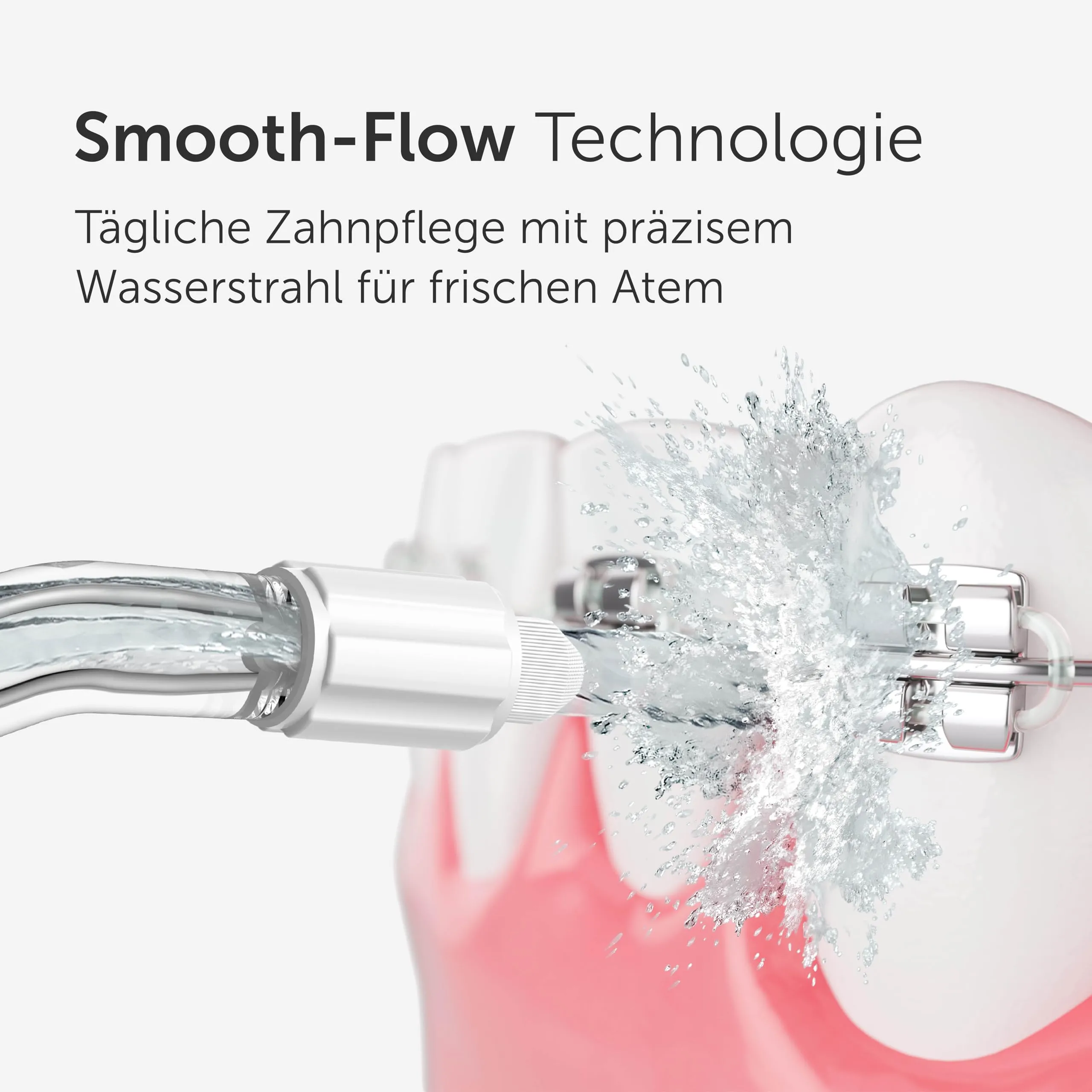 WonderSmile Ugelli di ricambio ortodontici per irrigatore orale Waterflow, Bianco, Confezione da 4 - immagine 3