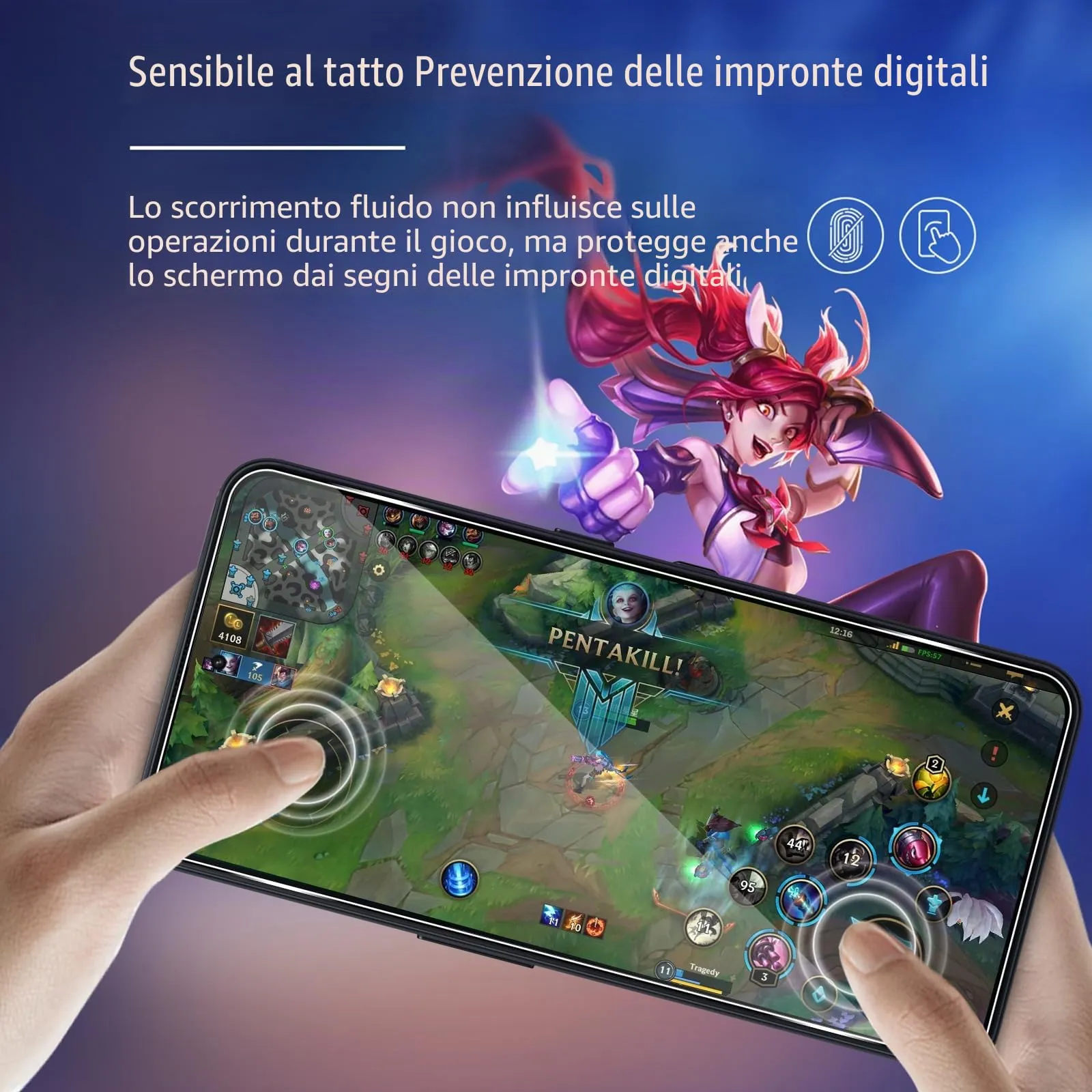 ELYCO Vetro Temperato per Nothing Phone 3a Lite, 3+3 Pezzi - immagine 4