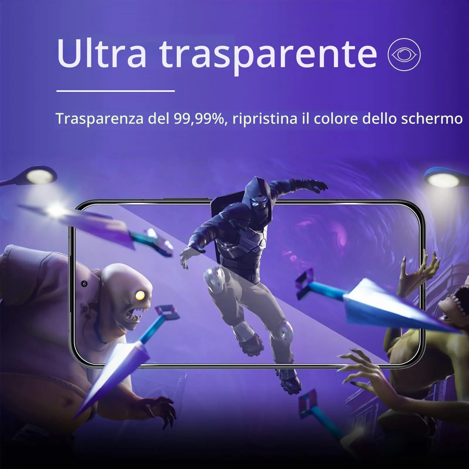 ELYCO Vetro Temperato per Xiaomi POCO F8 Ultra, 3+2 Pezzi - immagine 6