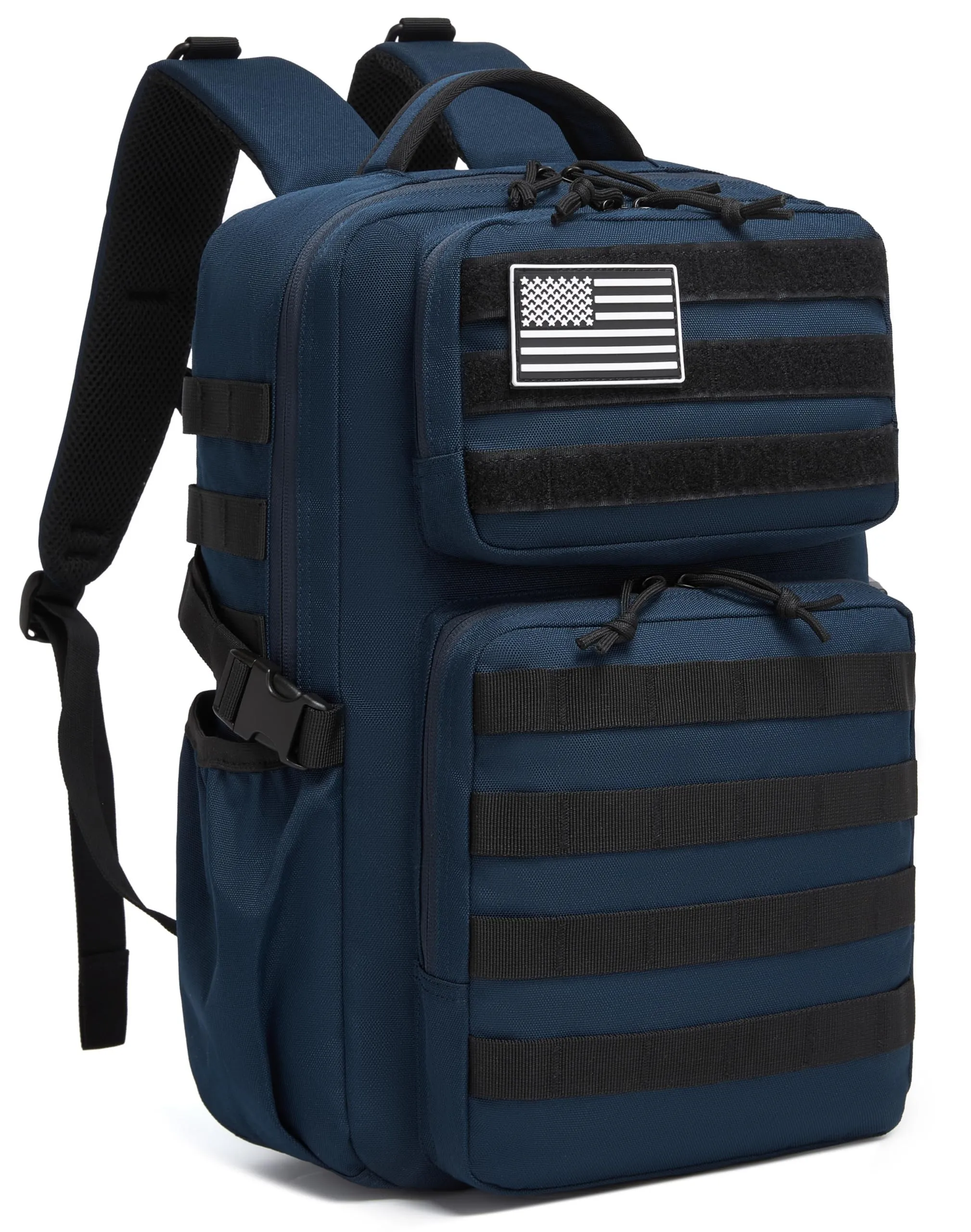 Wotony Zaino Tattico Militare Impermeabile con Sistema Molle, 30 L, Blu - immagine 1