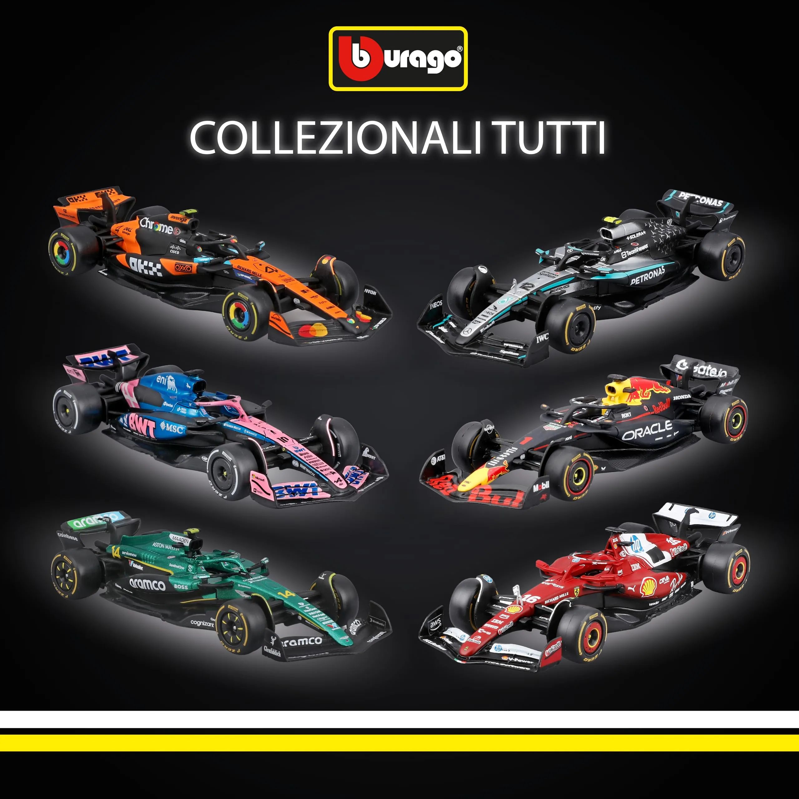 Burago Ferrari SF-25 Lewis Hamilton GP 2025 1/43 - immagine 5