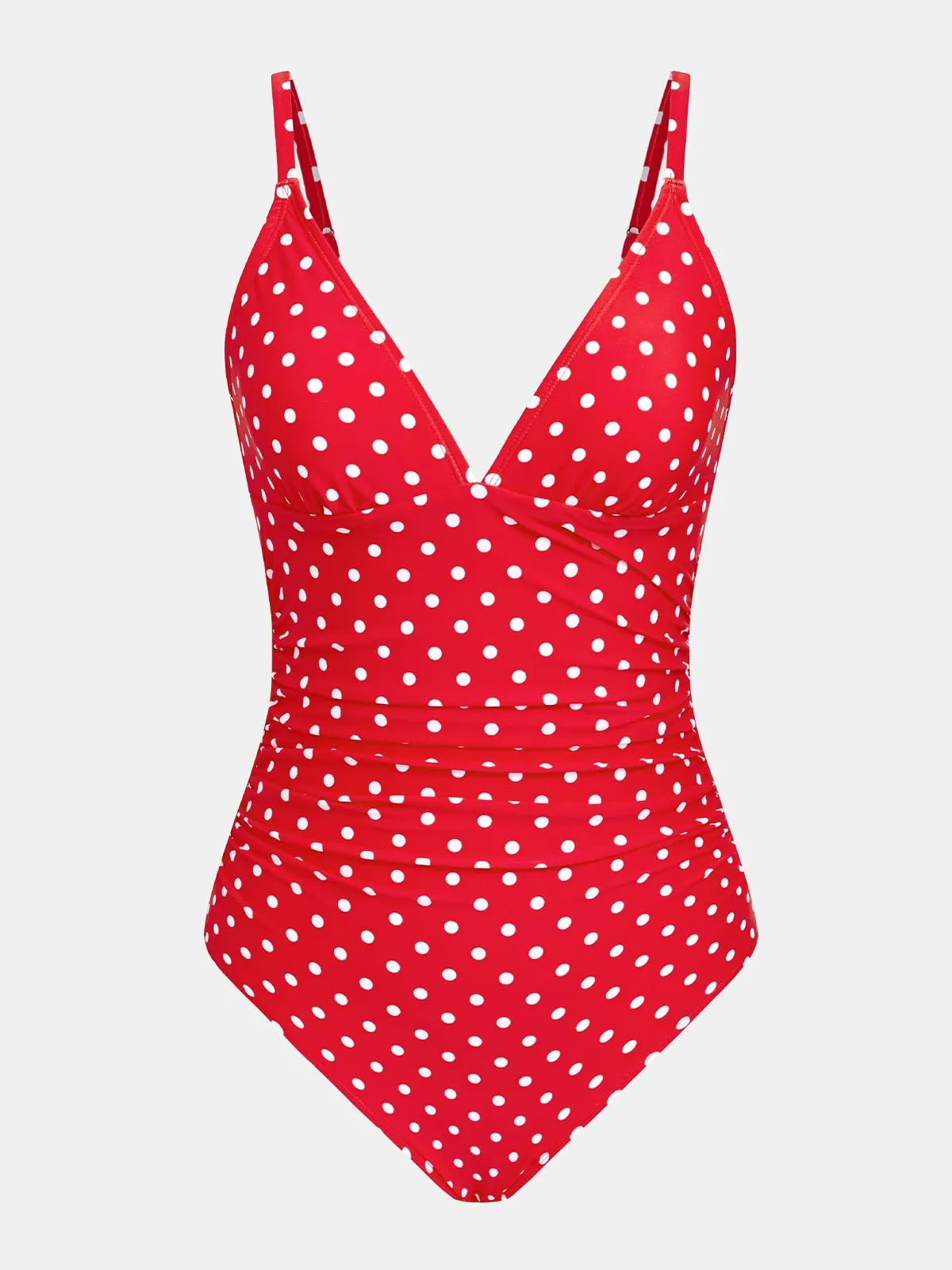 Cupshe Costume da bagno intero da donna con scollo a V e controllo della pancia, S - immagine 6
