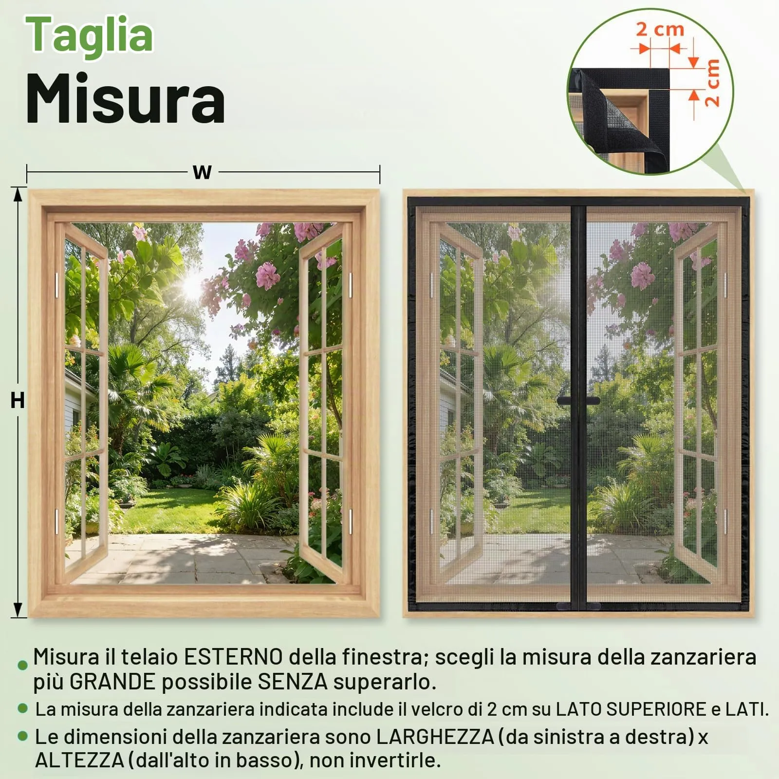 ESMAYULO Zanzariera Magnetica per Finestra in Fibra di Vetro, 100x150 cm, Nero - immagine 5