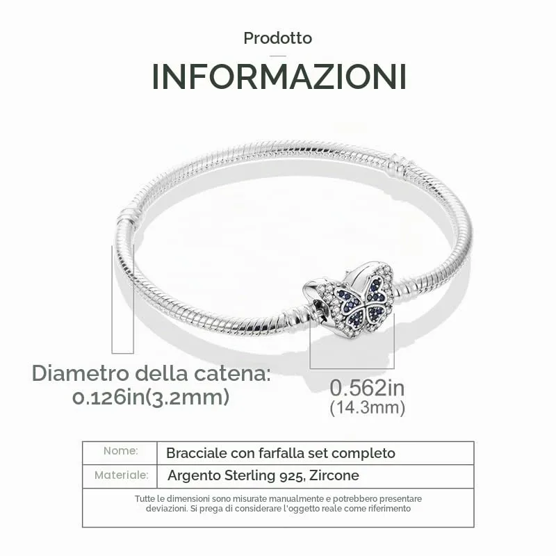 KUNSIR Moments Bracciale Donna in Argento Sterling 925 Snake, Compatibile con Pandora - immagine 6