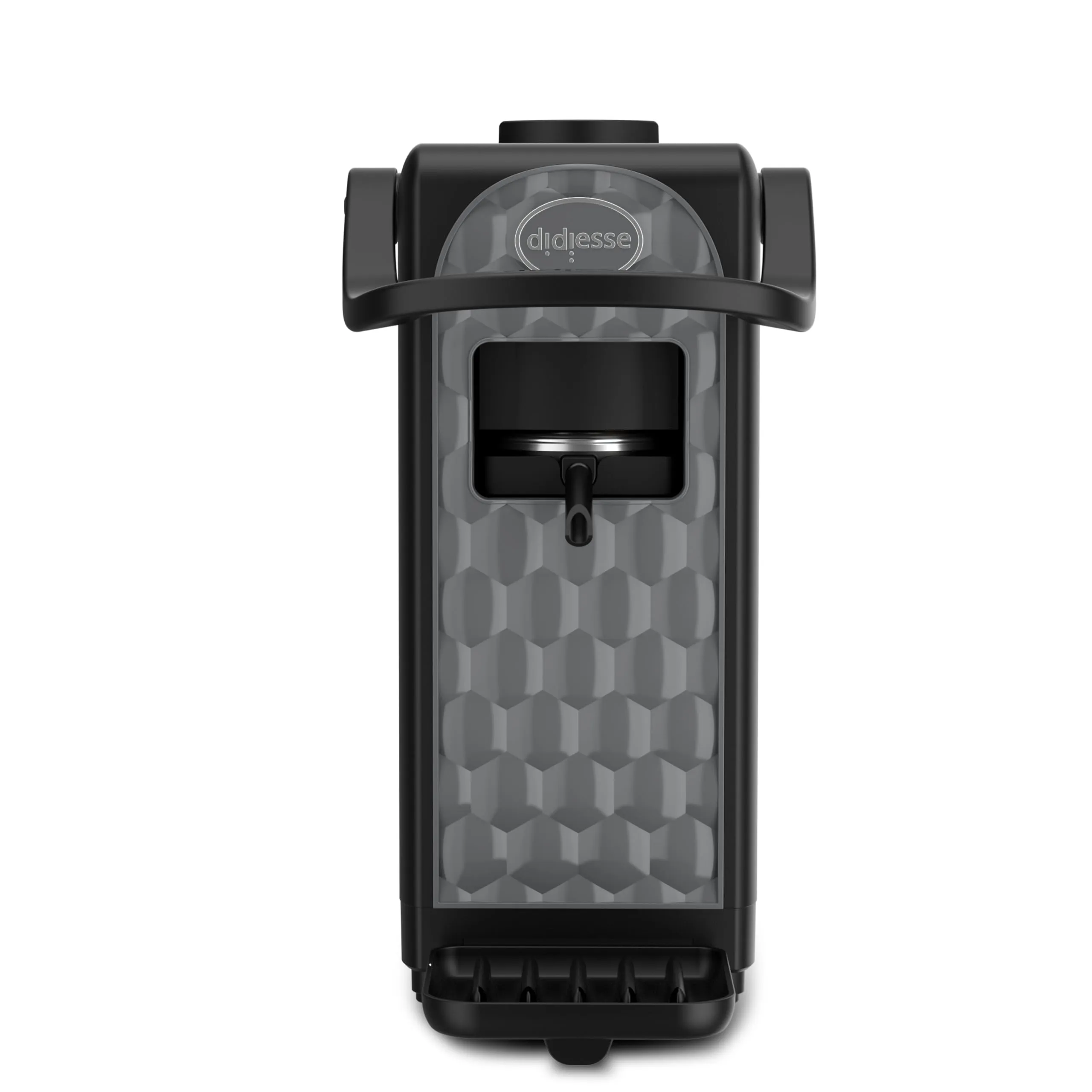 Didiesse DarkSide Macchina Caffè Cialde Espresso, Serbatoio 1.3L, 650W, Grigio - immagine 2